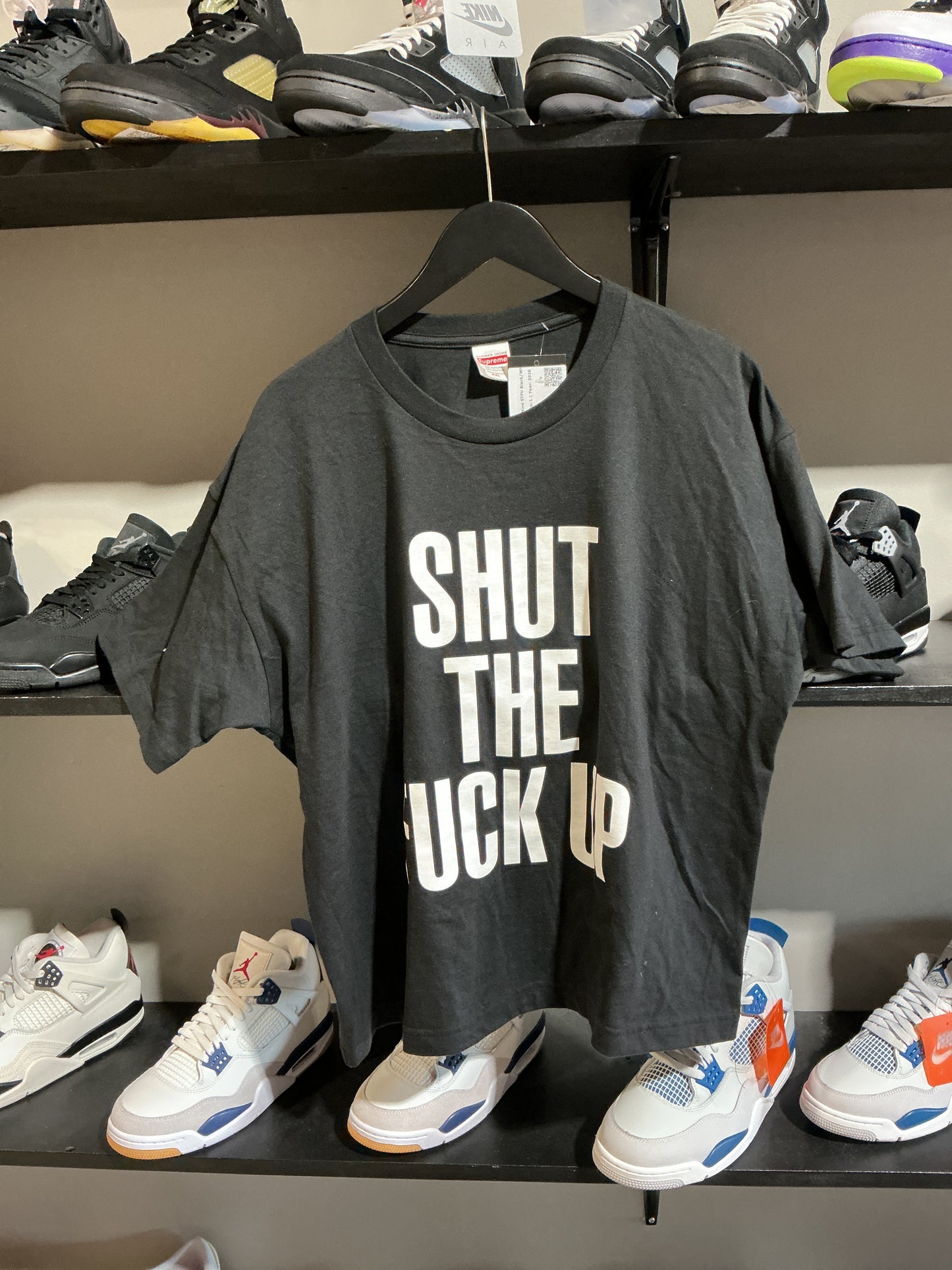 Supreme Number Nine STFU Black/White