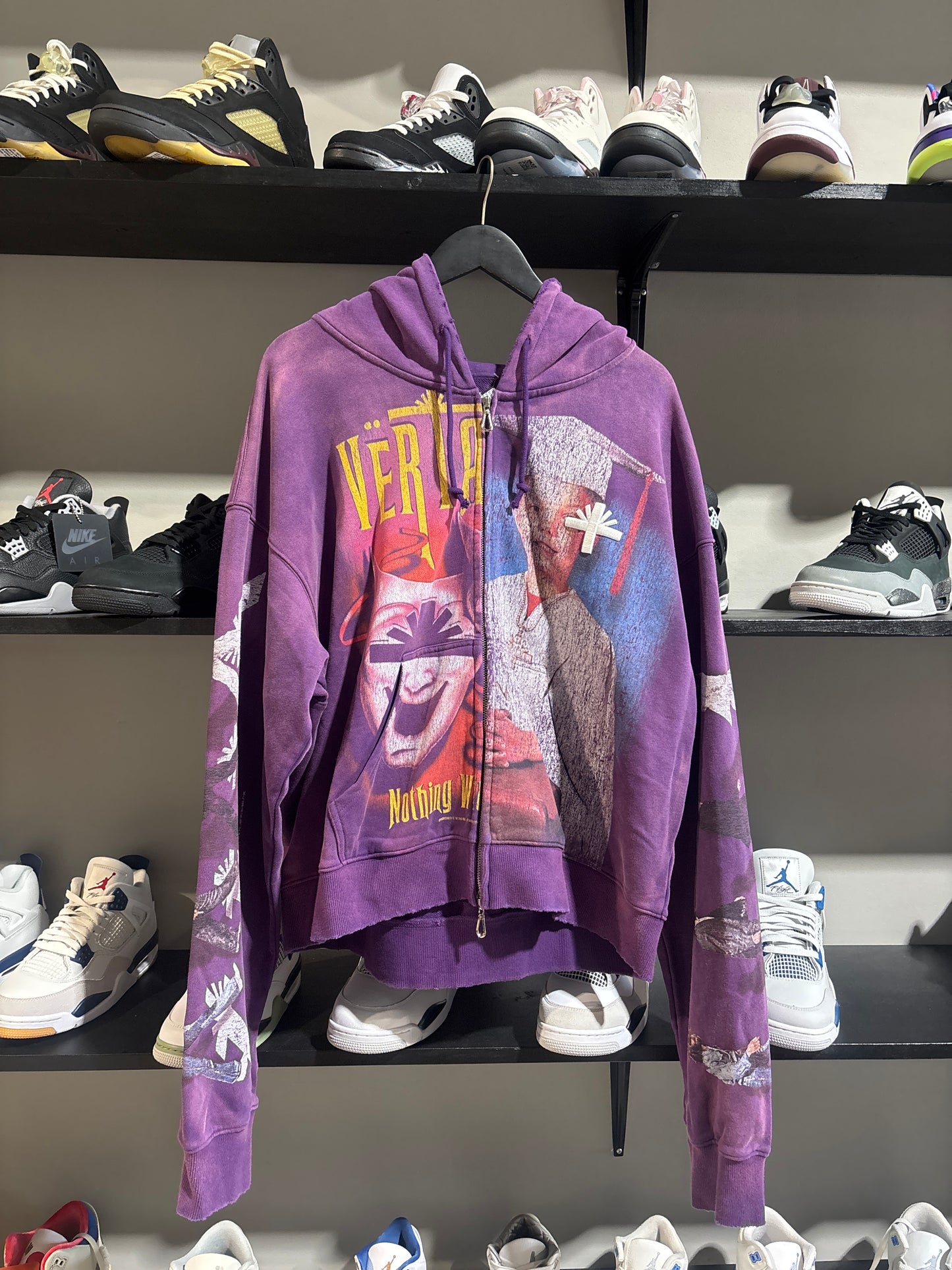 Vertabrae Limited Muse Zip-Up Hoodie Purple
