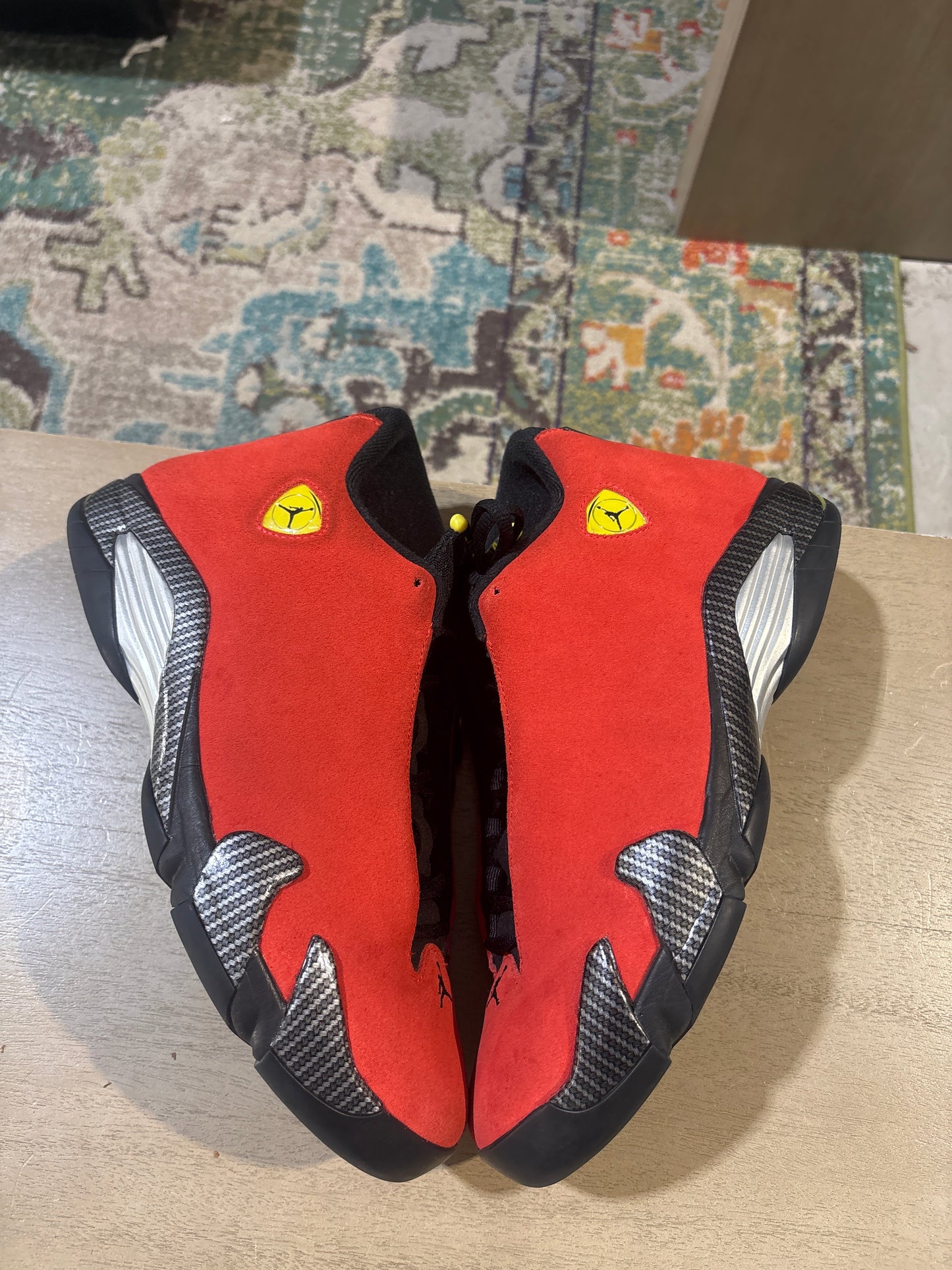 Jordan 14 Ferrari Used Sz 9.5 NB
