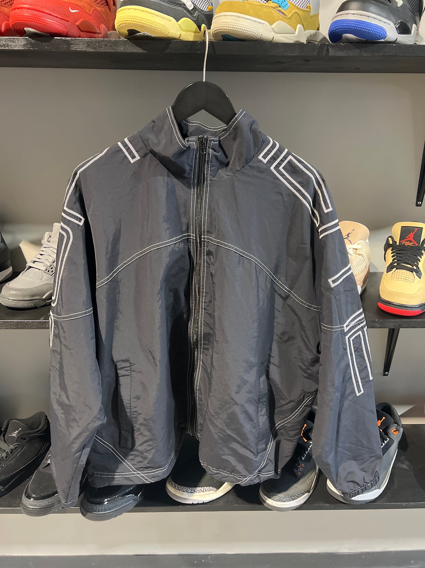 Supreme Nylon Black Outline Zipup