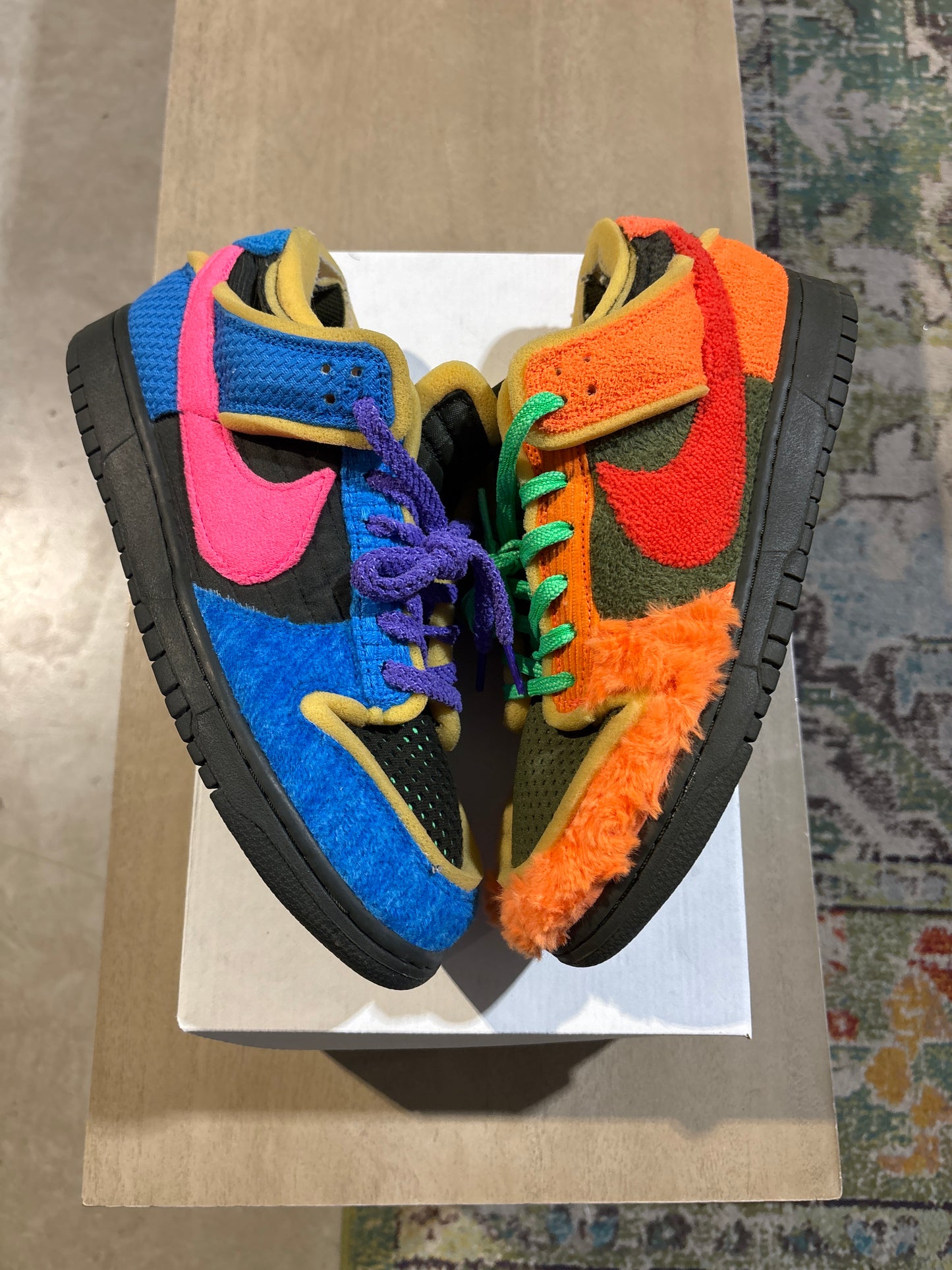 Dunk Low CPFM Swamp Sponge Photo Blue Used Sz 10