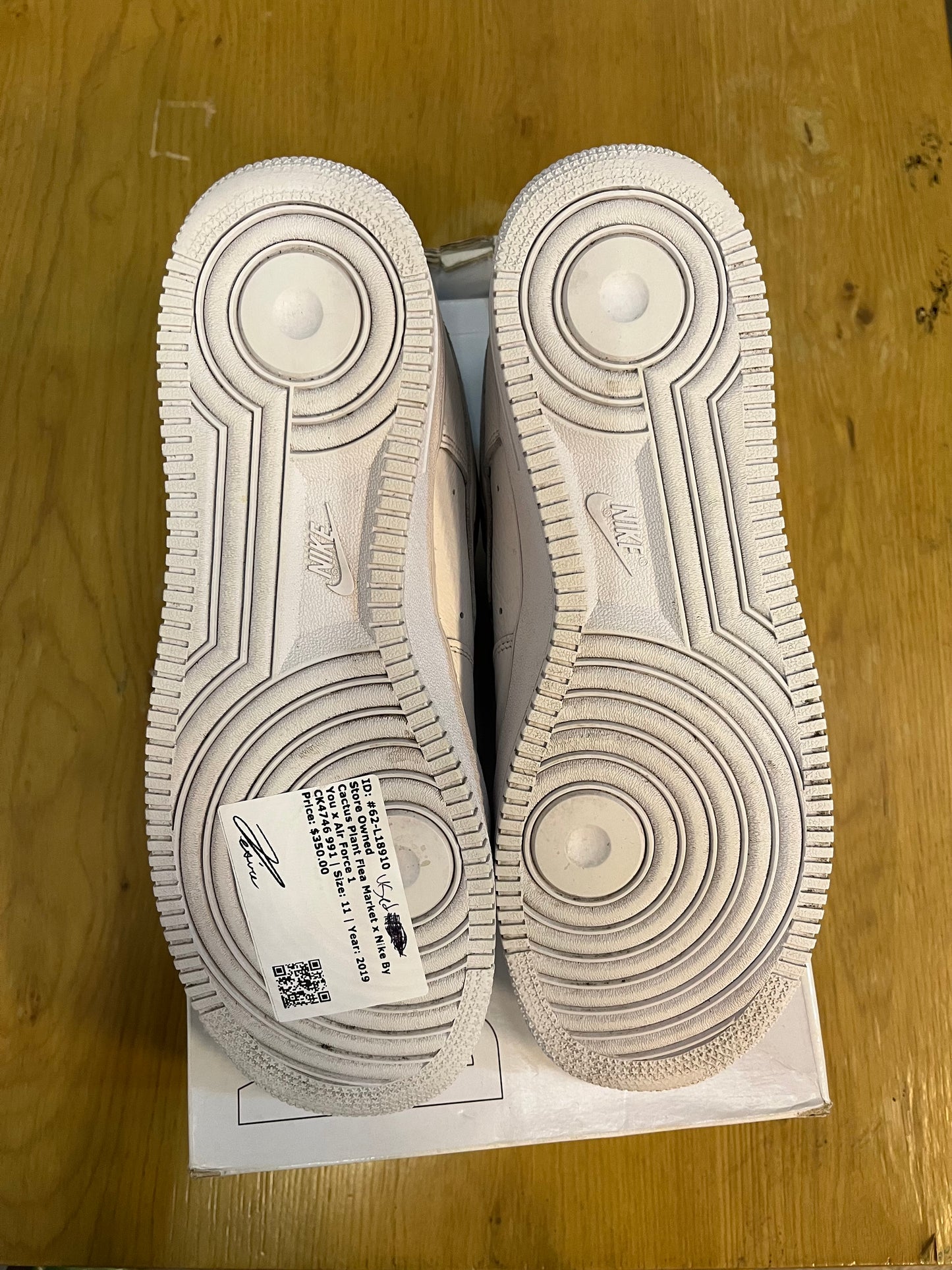 Cactus plant flea market x Nike by you x Air Force 1 used