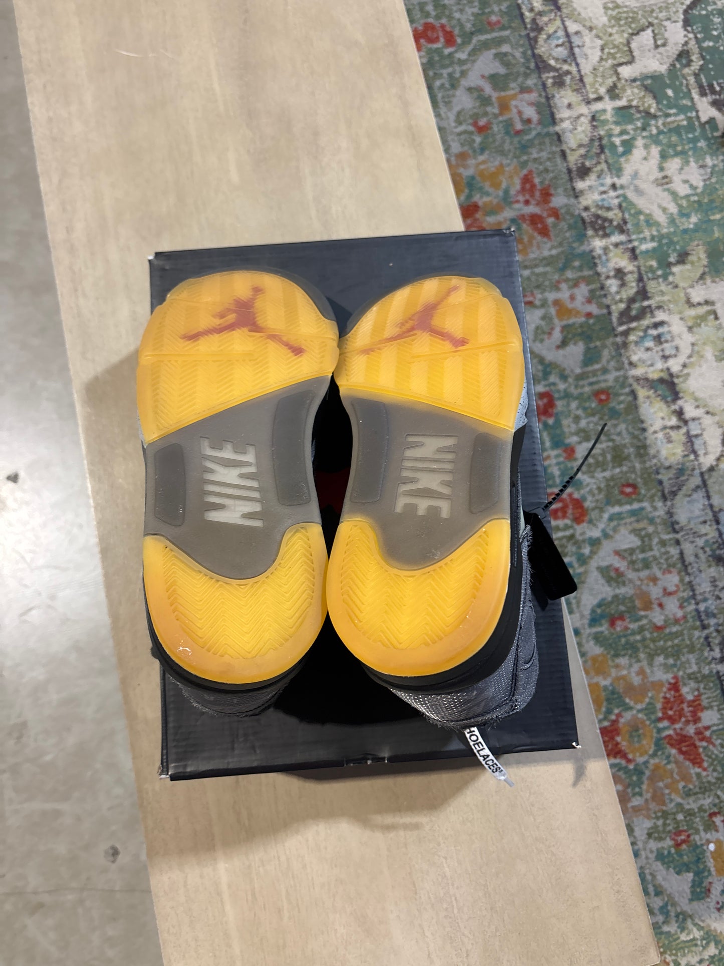 Jordan 5 Offwhite Muslin Used Sz 11