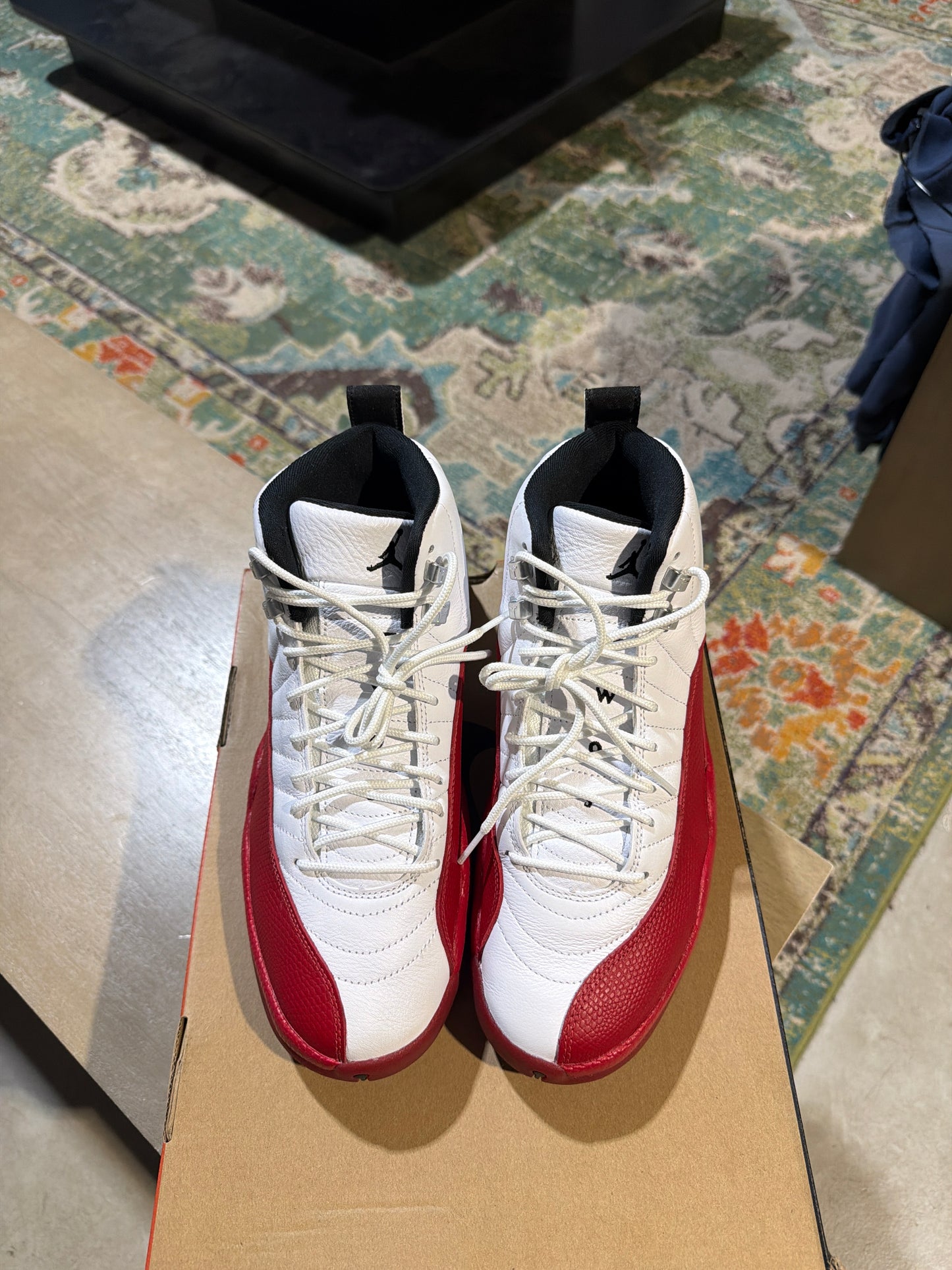 Jordan 12 Cherry Used Sz 9.5 (1)