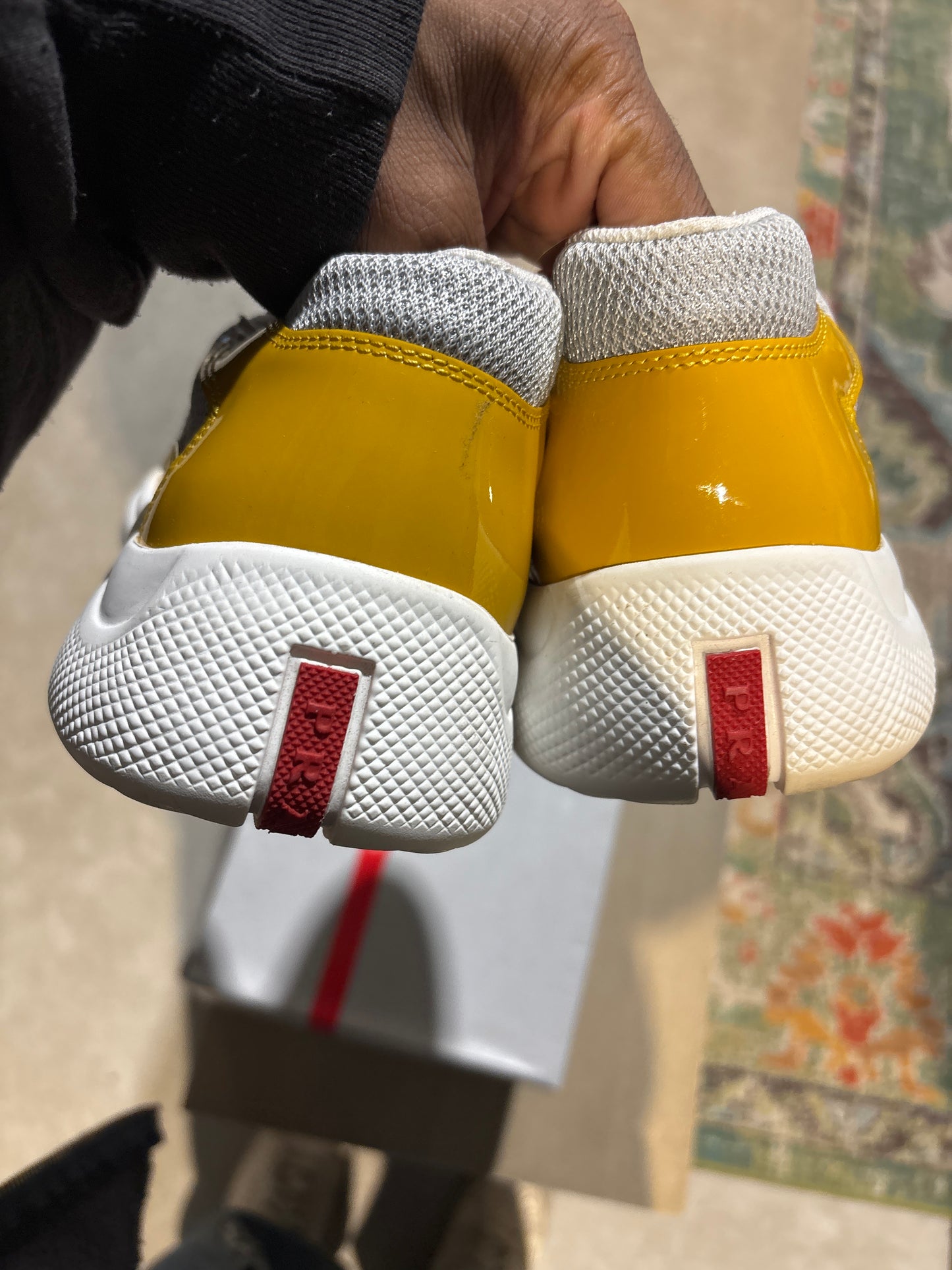 PRADA CUP YELLOW USED SZ 9.5