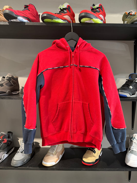 Supreme Red/Navy Zipup Sz Small