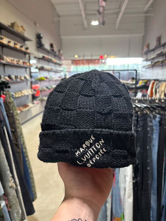 Louis Vuitton Knitted Damier Beanie