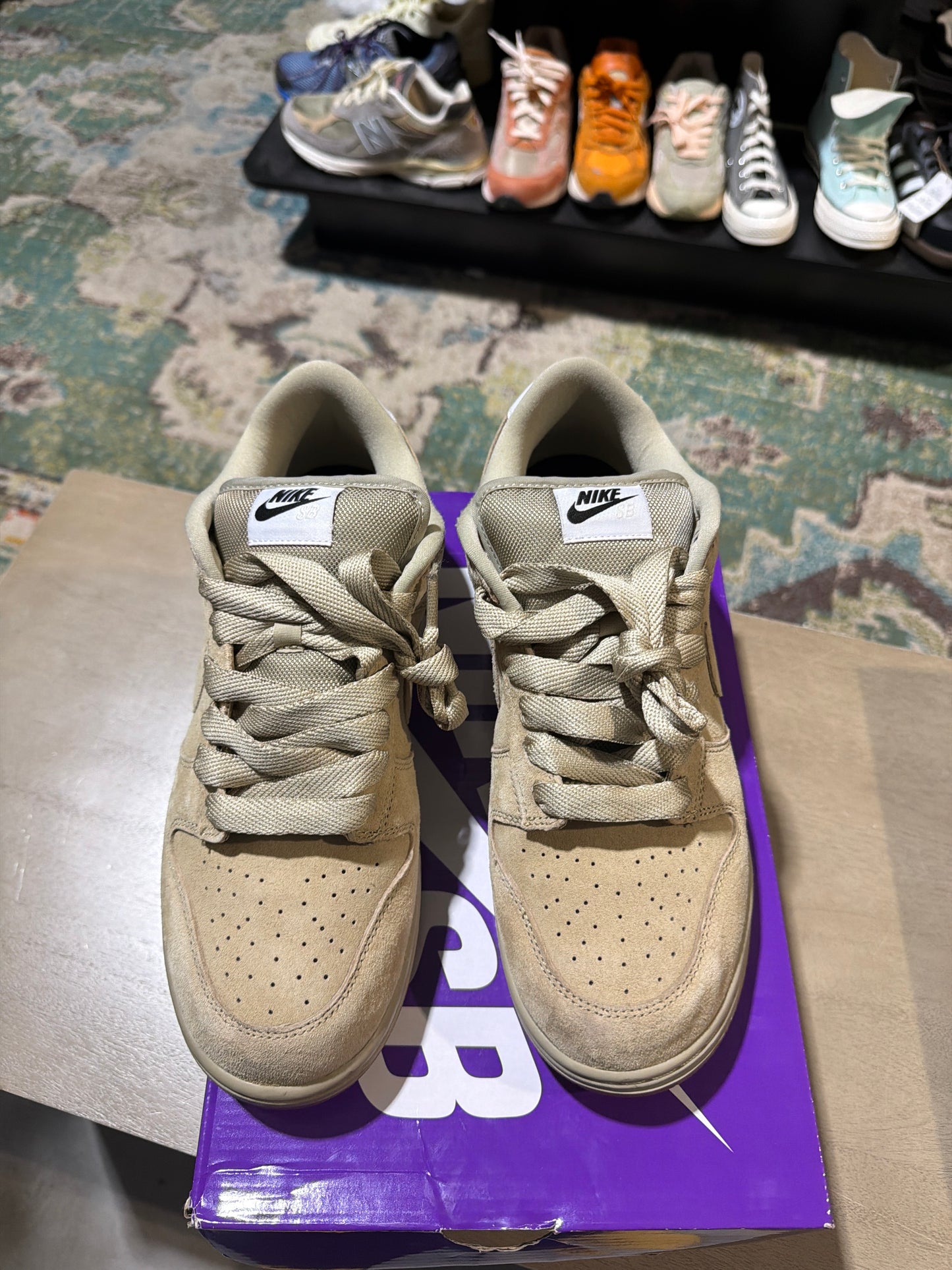 nike SB Dunk Used sz 10.5 parachute beige