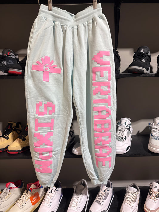 Vertabrae 6pm Pink/Baby Blue Sweatpants