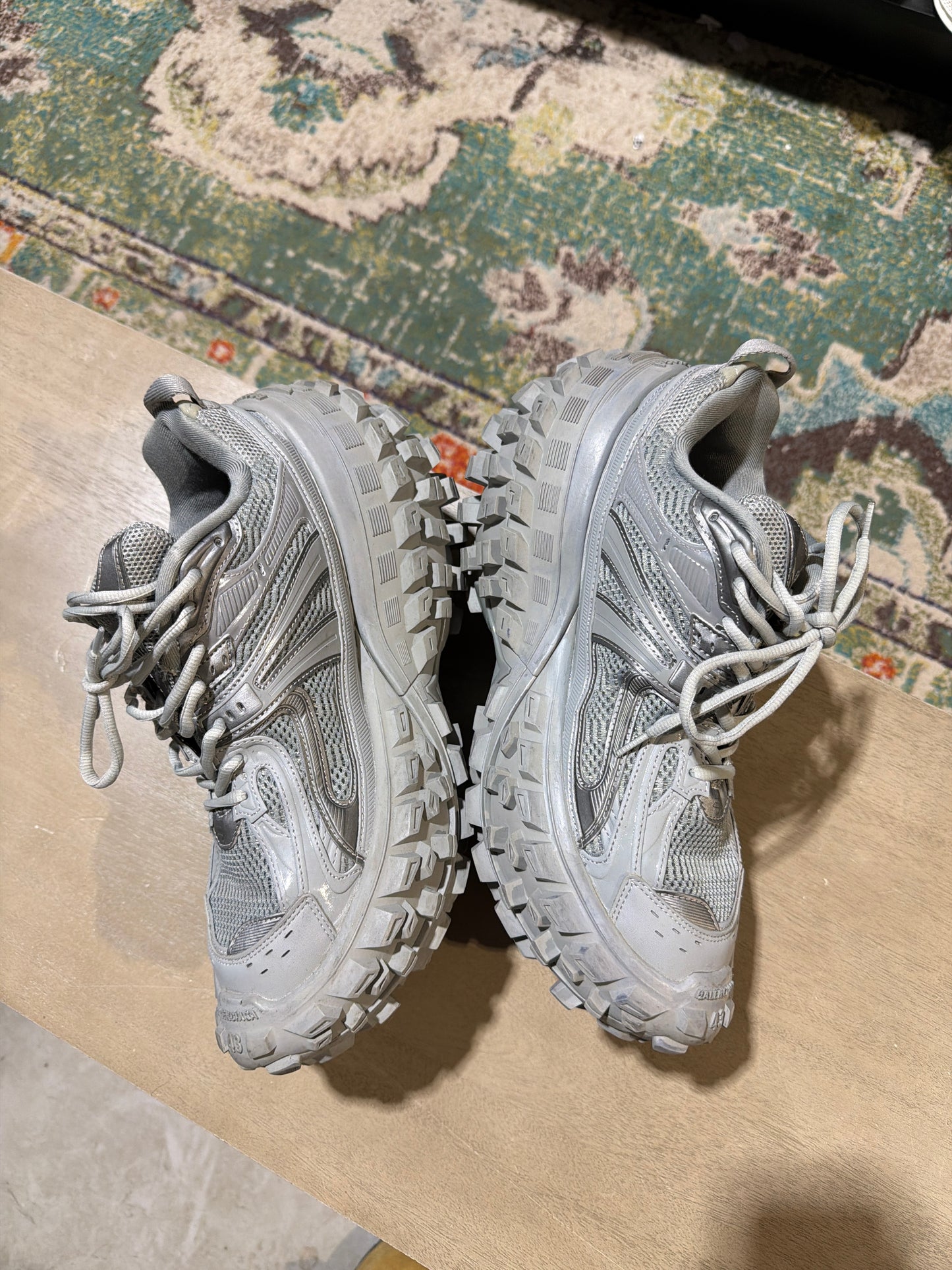 BALENCIAGA DISRUPTOR GREY ON GREY USED SZ 10 NB