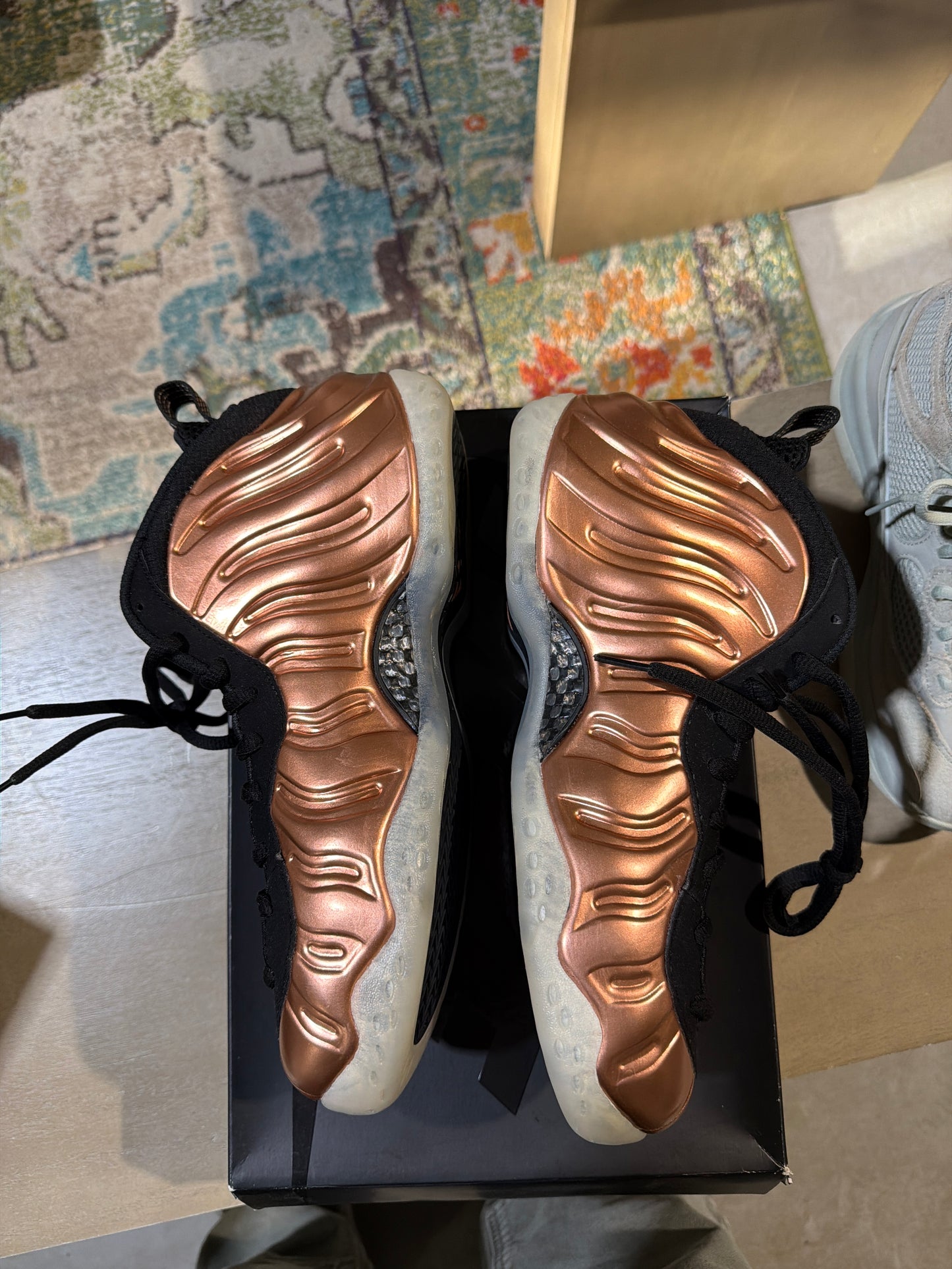 Nike Foamposite Copper Used Sz 8