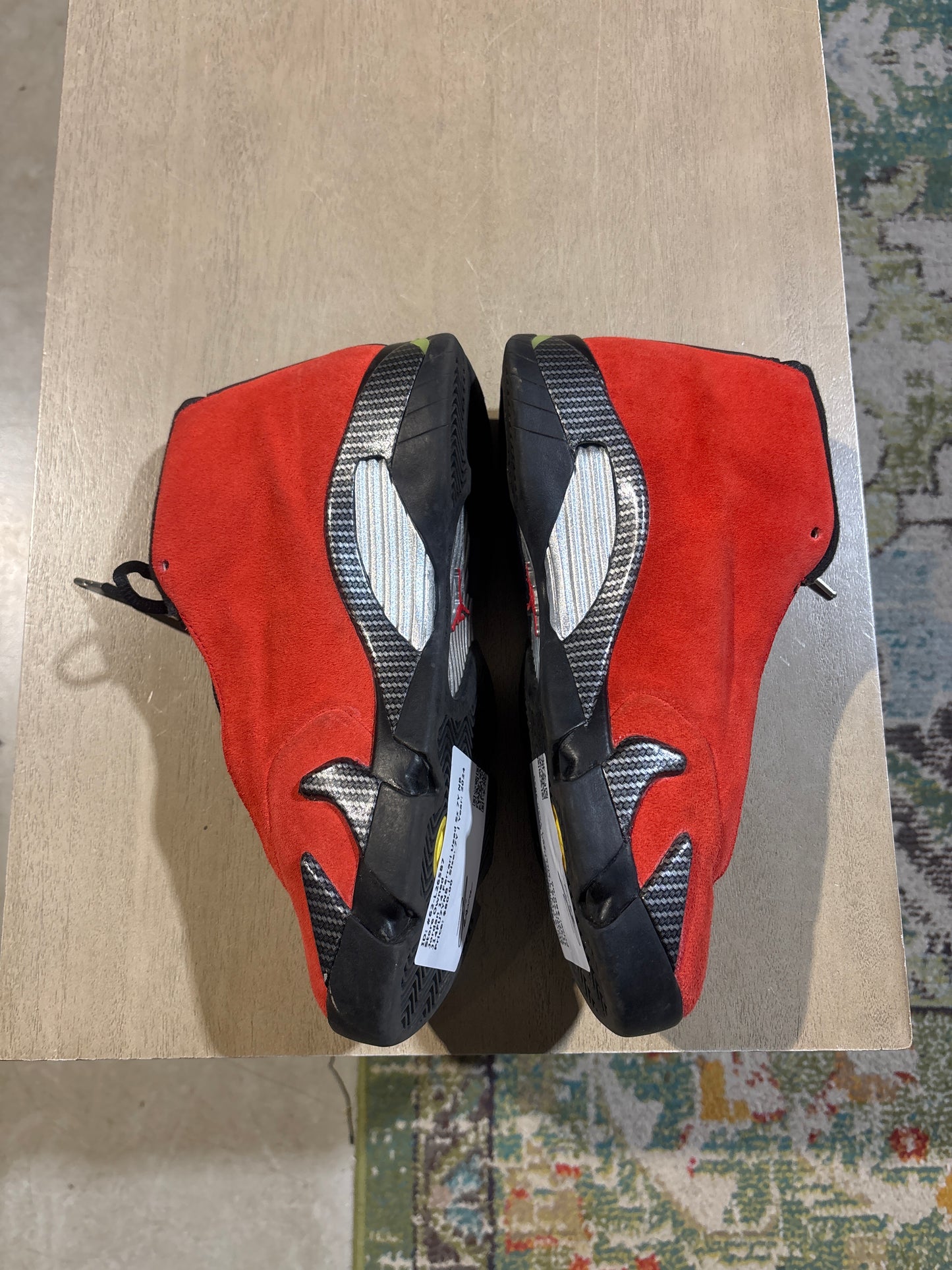 Jordan 14 Ferrari Used Sz 7Y NB