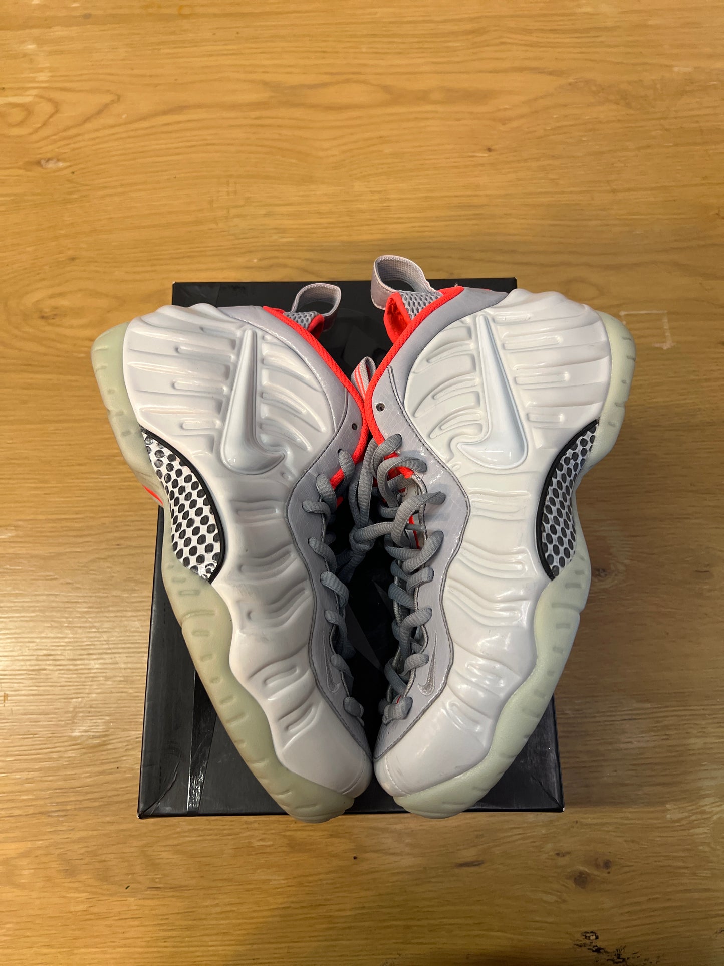 Foamposite pro  pure platinum used Sz 9