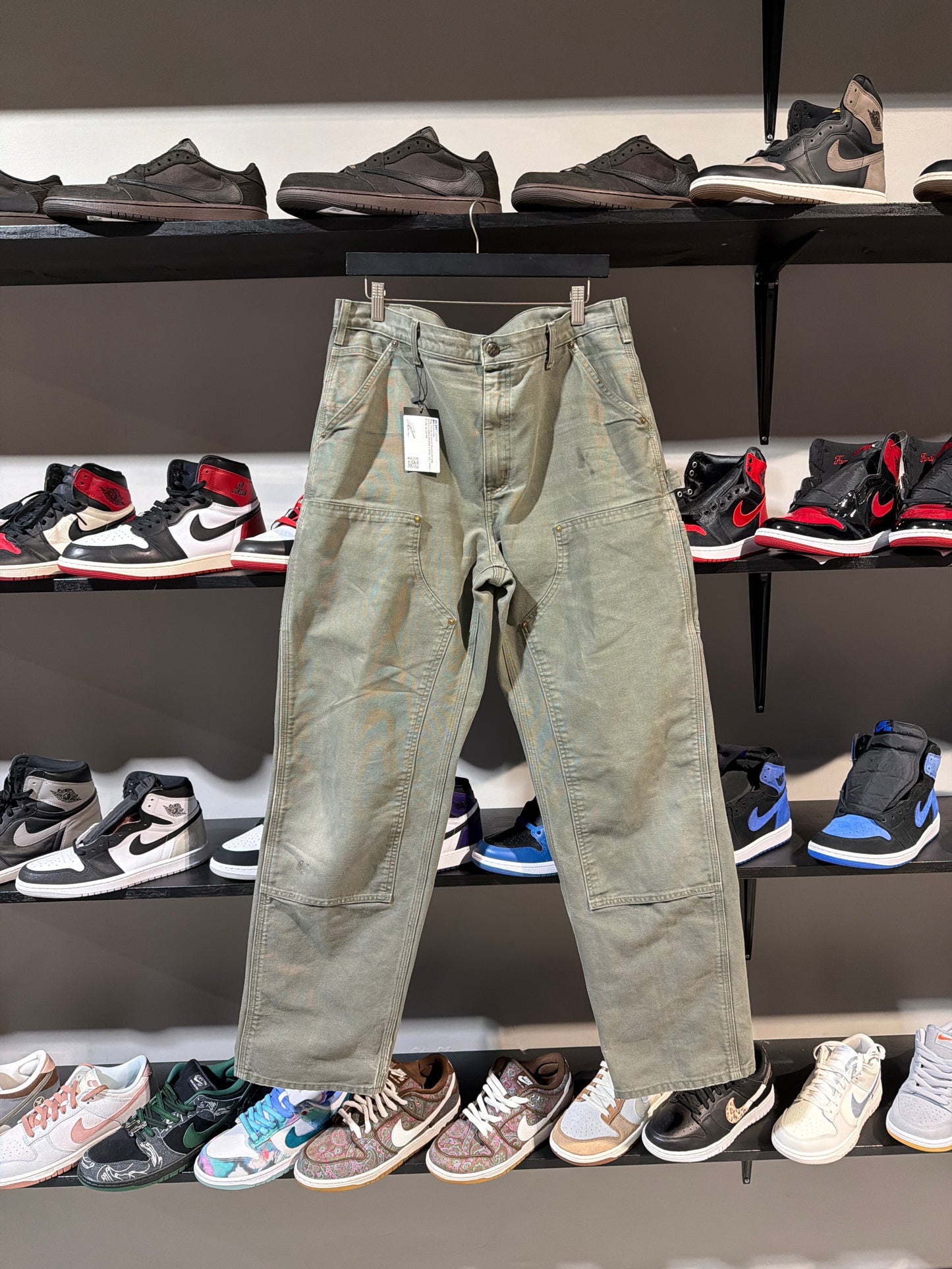 Reg Olive Carhartt Double Knees