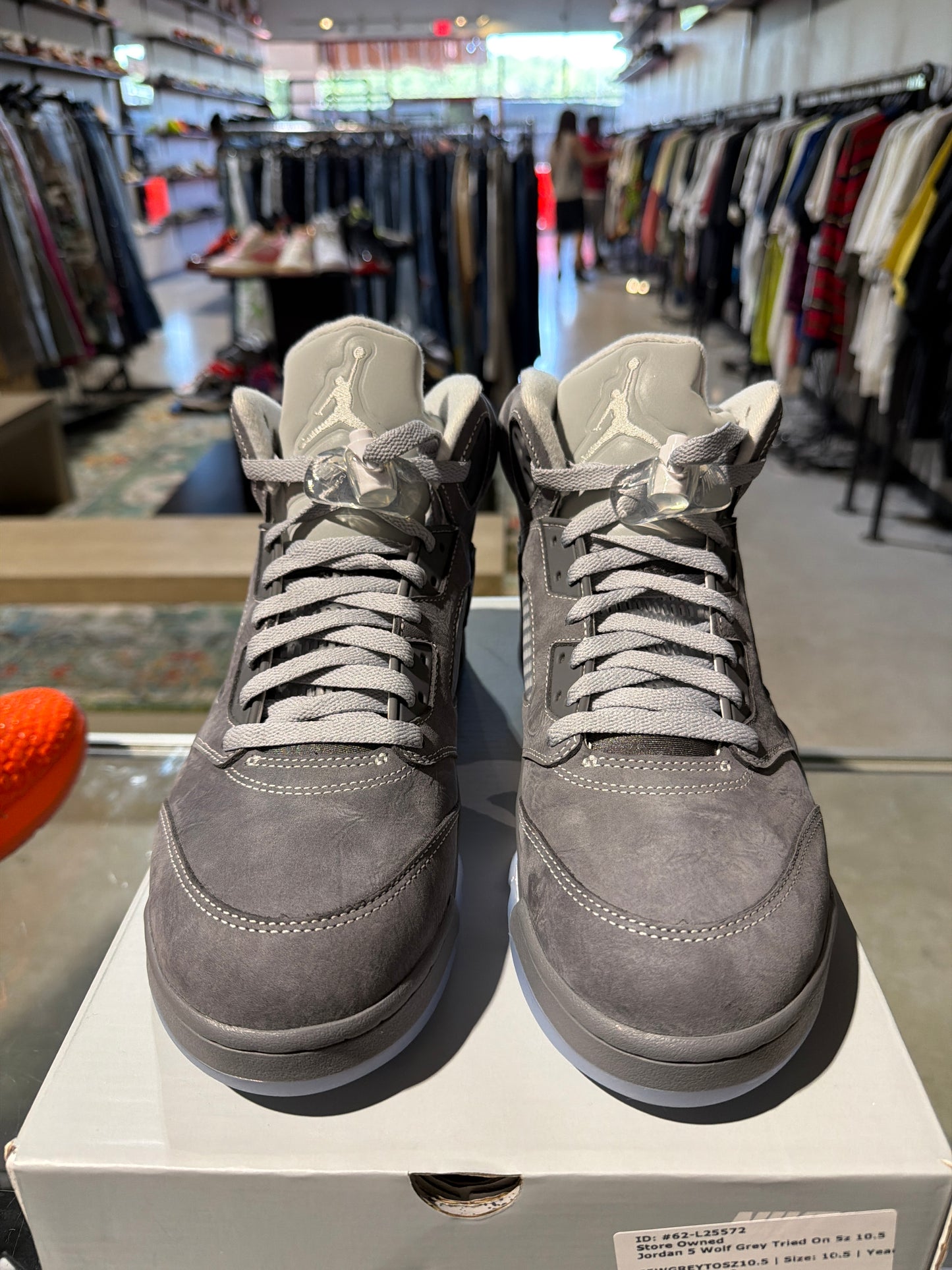 Jordan 5 Wolf Grey Tried On Sz 10.5