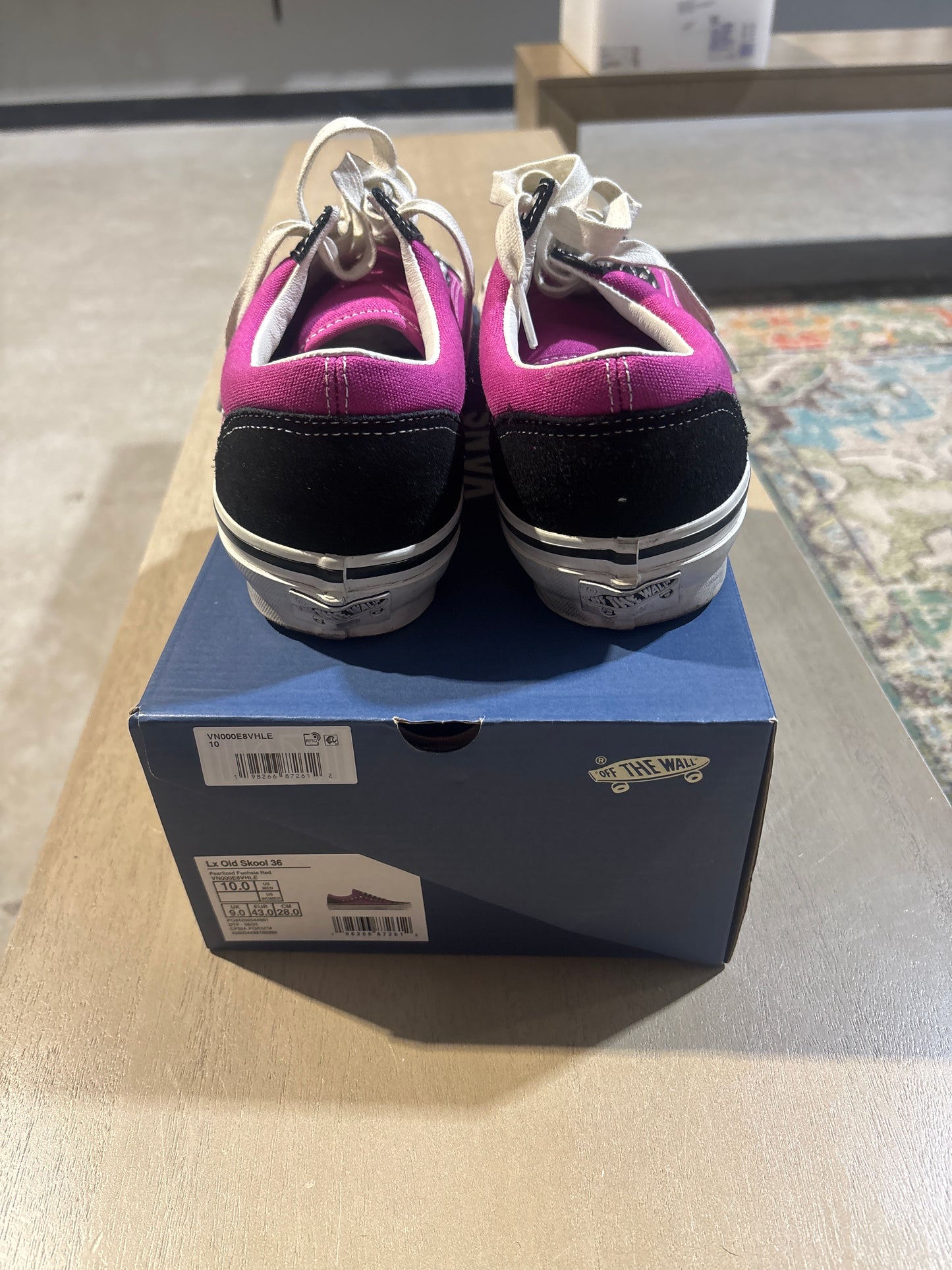 Pink Pearlized Vans Used Sz 10