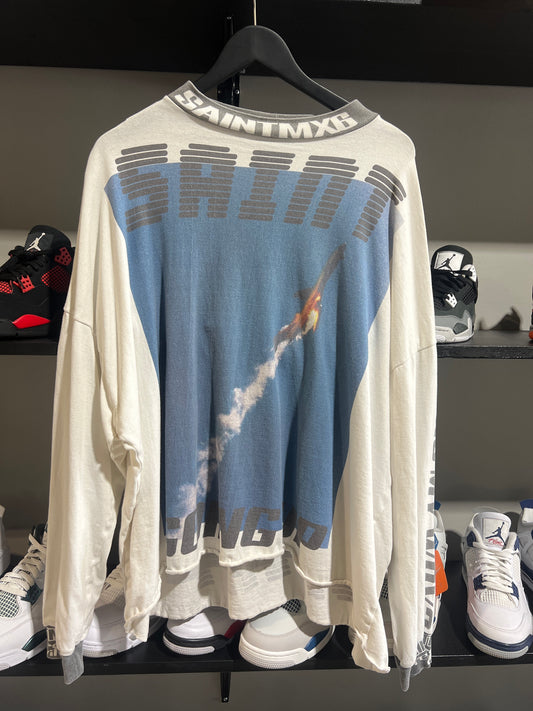 saint Micheal going up longsleeve