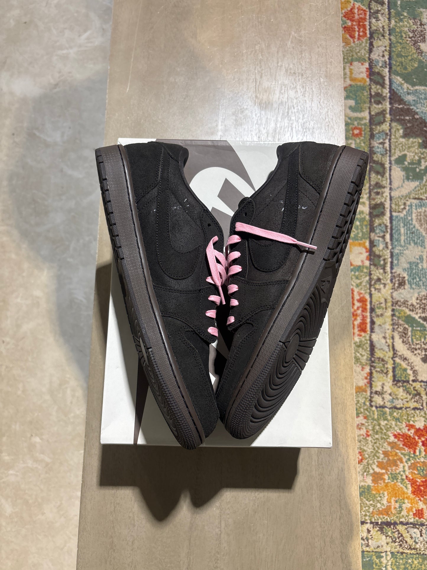 Jordan 1 Travis Velvet Brown Used Sz 14
