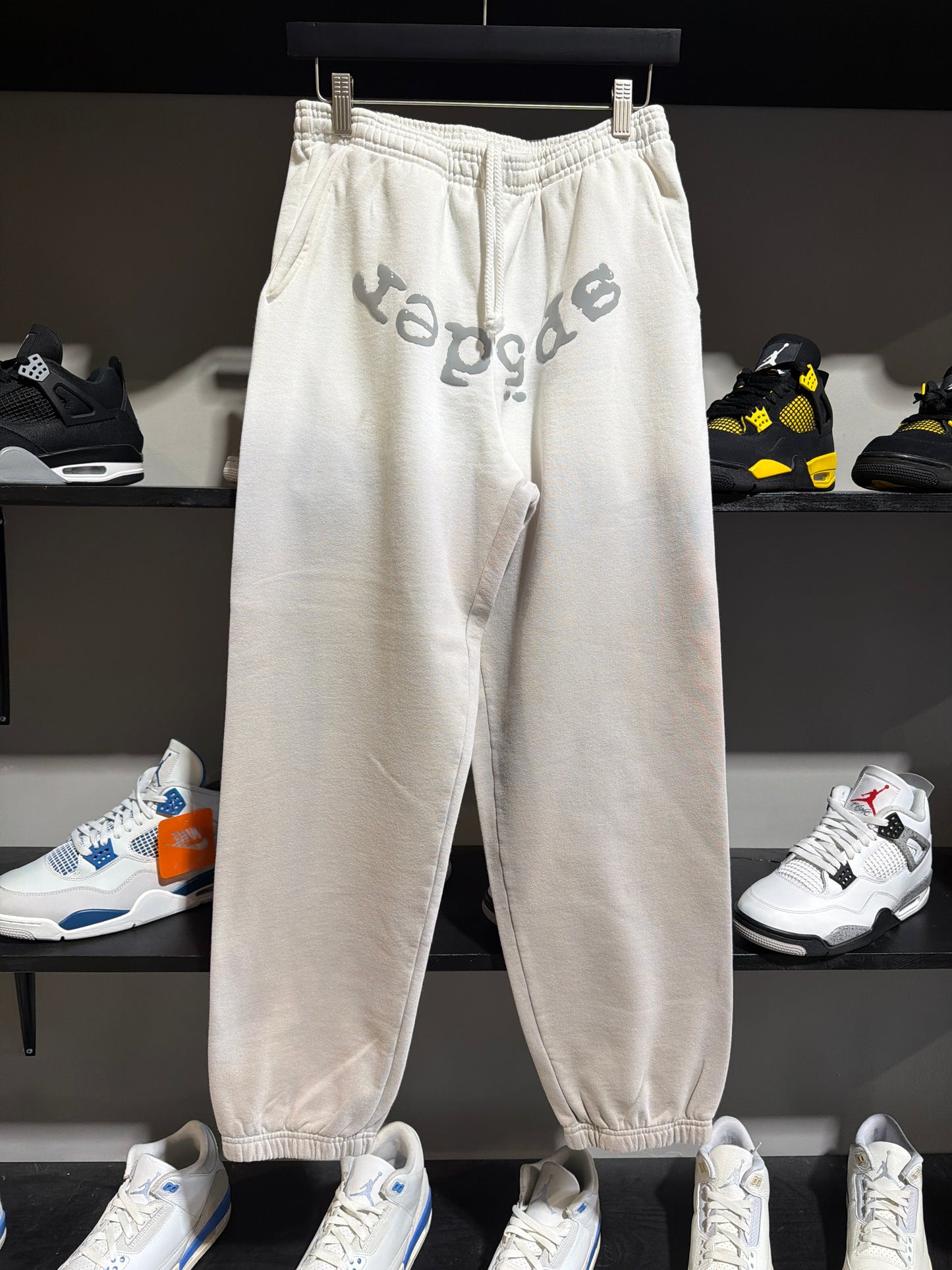 Sp5der Grey Ombre Sweats Sz S