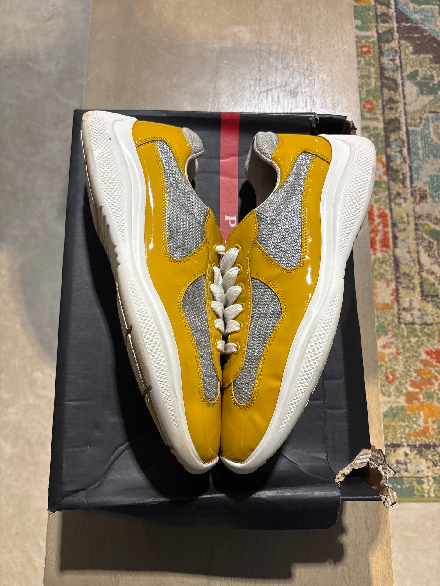 Prada Cup Yellow Used Sz 10.5