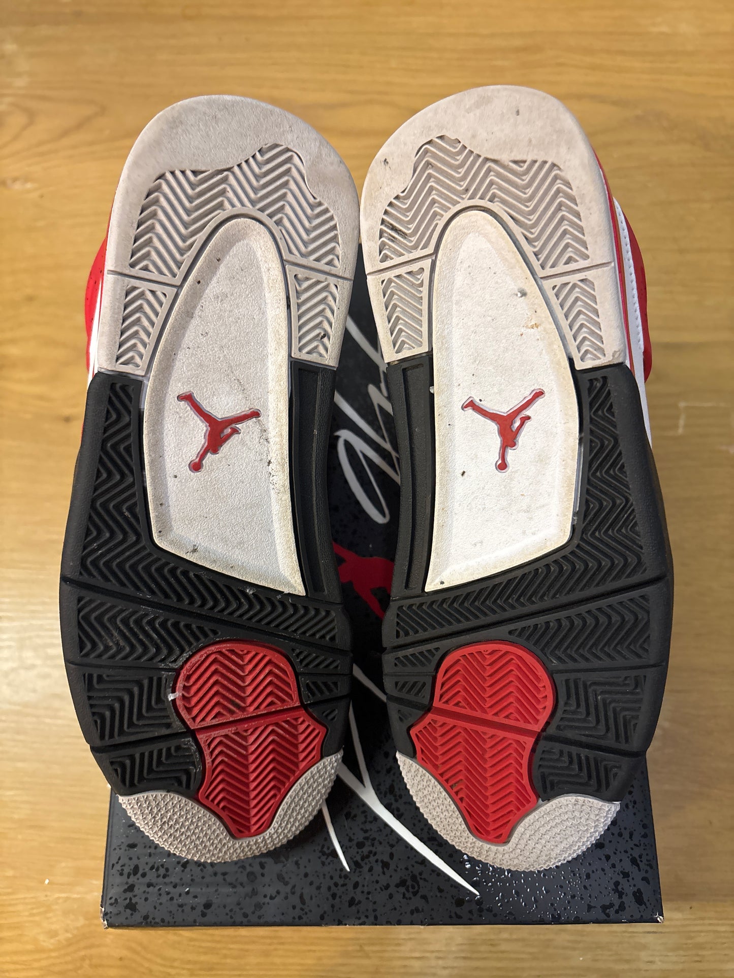 3. Air Jordan 4 Retro Red Cement Used Size 9