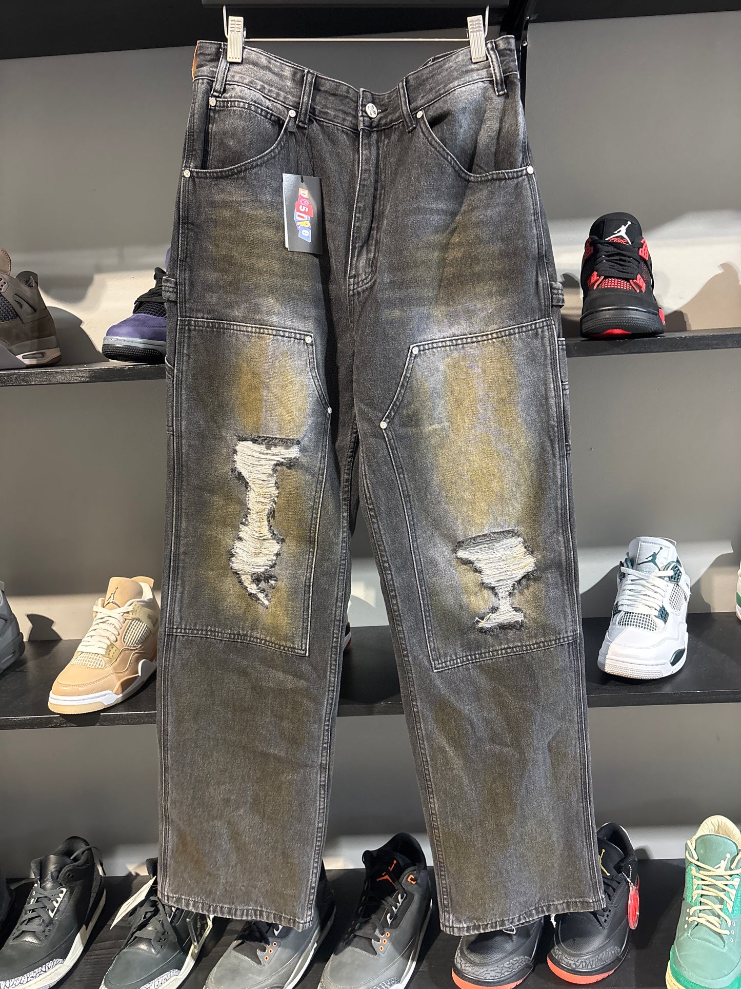 Greedy Unit x Plus 1 Double Knee Black