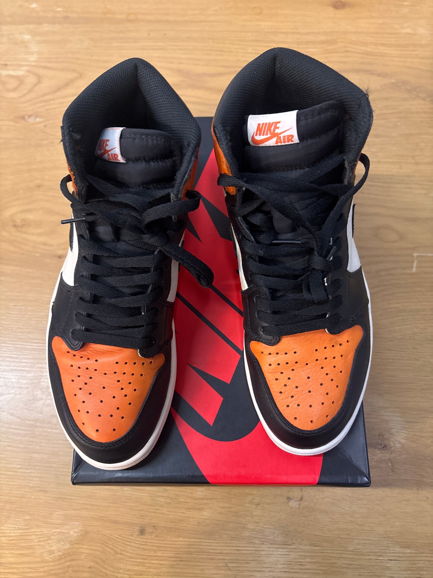 JORDAN 1 HIGH SHATTERED BACKBOARD Used Sz 10