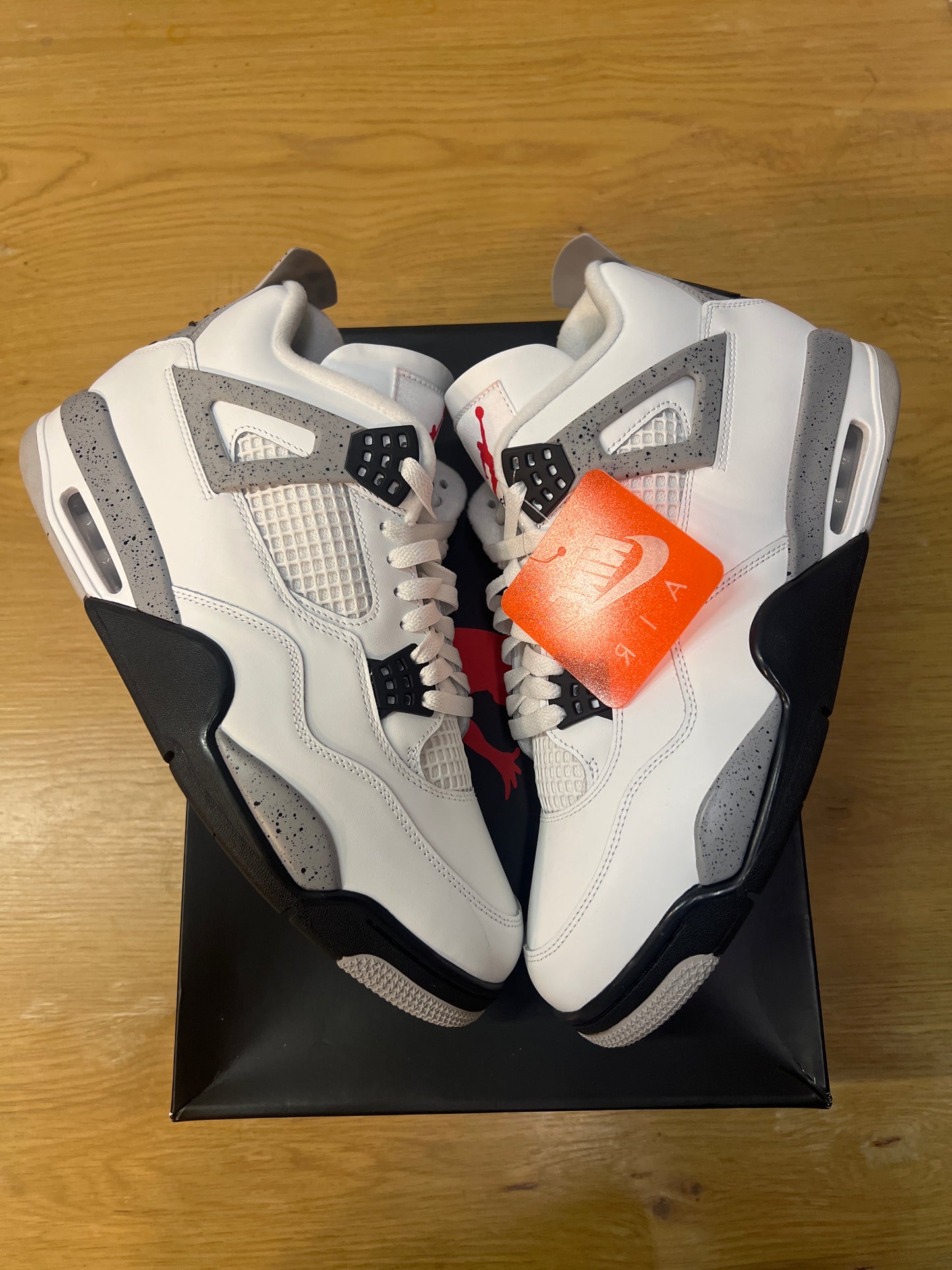 Jordan 4 retro white cement used sz 12 2025