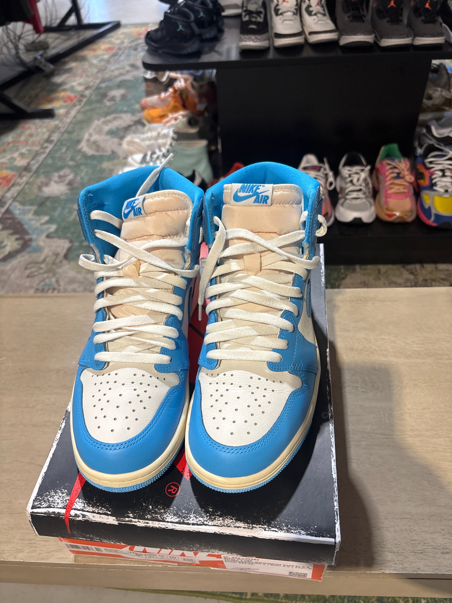 Jordan 1 UNC Reimagined Used Sz 9.5