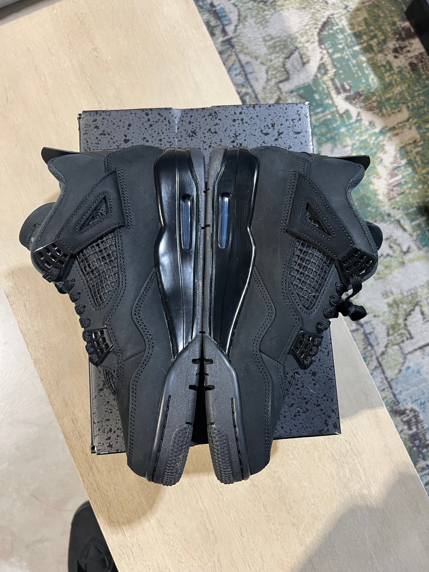 Jordan 4 Black Cat Used Sz 9