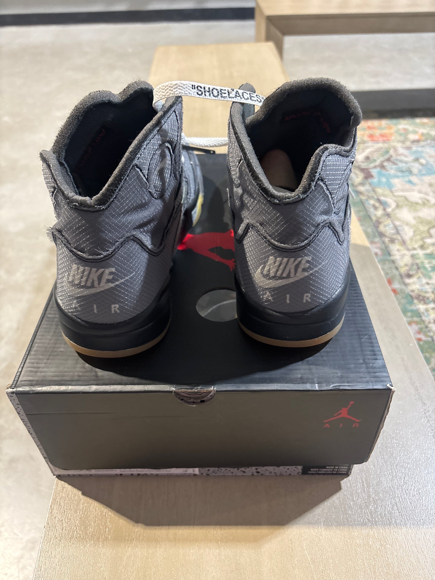 Jordan 5 Offwhite Muslin Used Sz 11