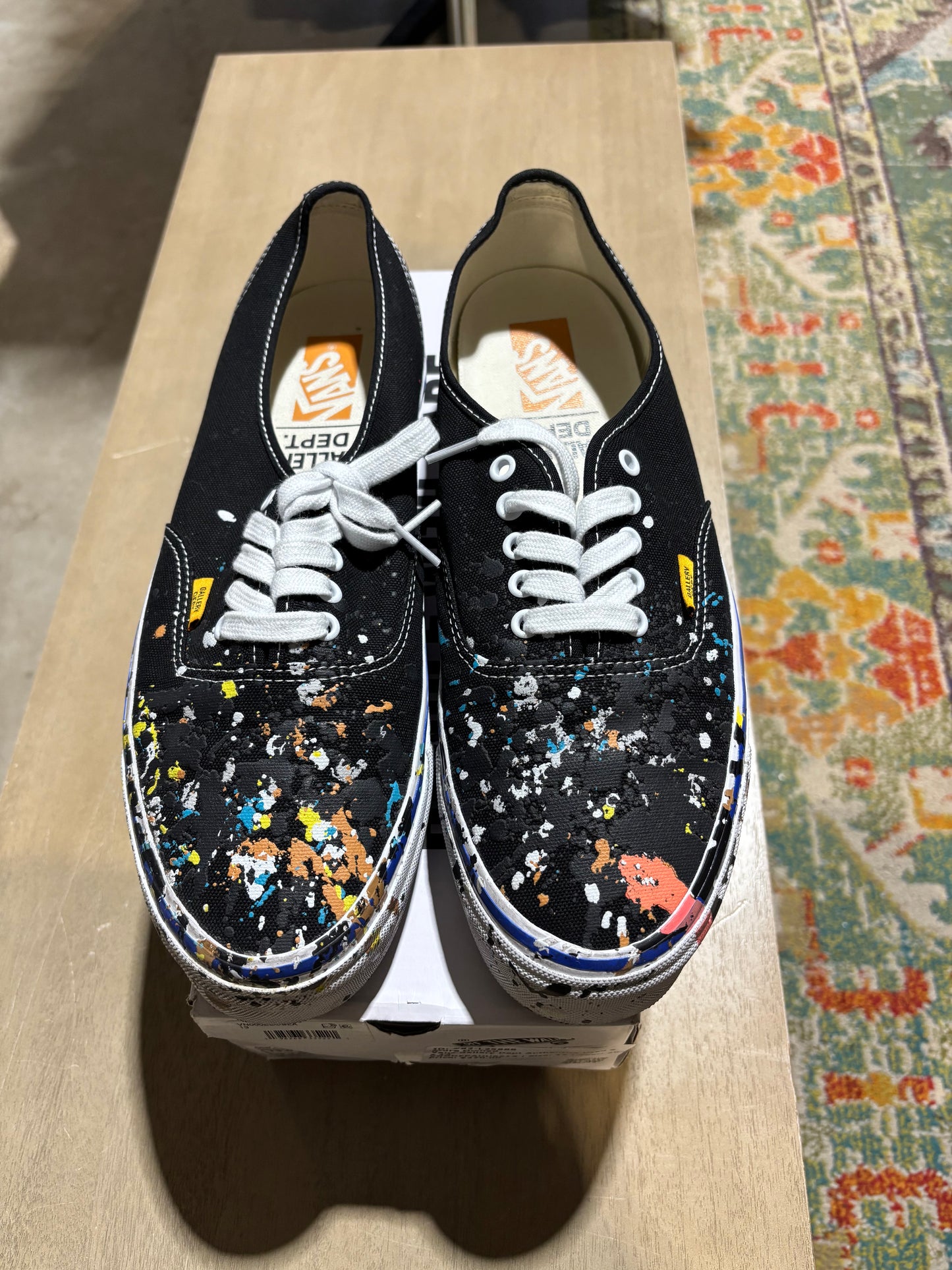 Vans Gallery Dept Authentics Used Sz 13
