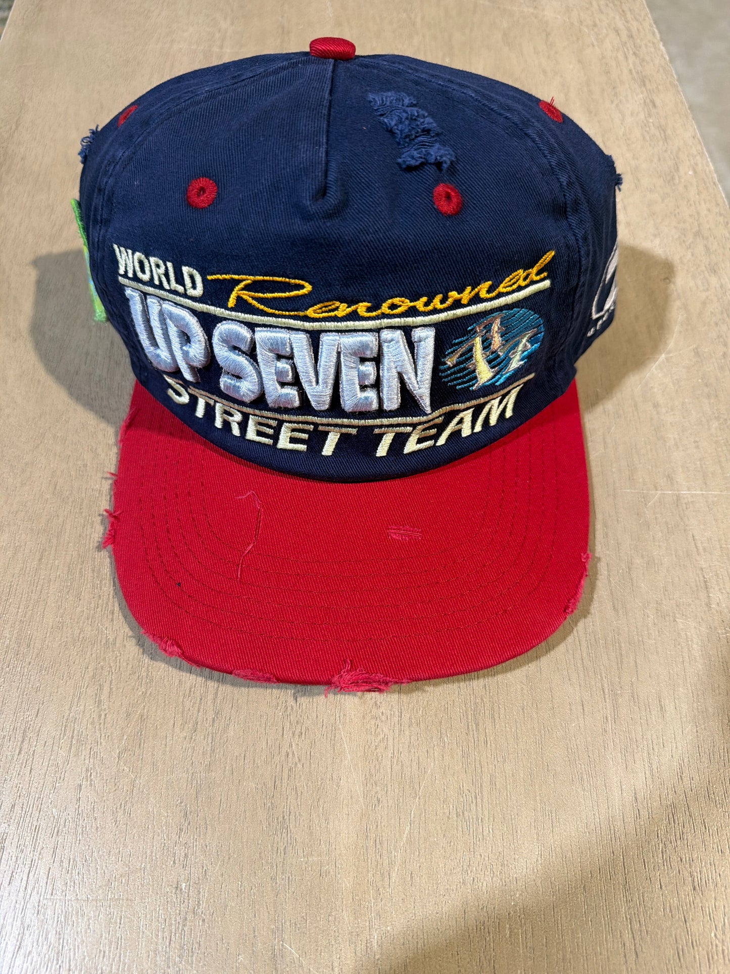 UP7 SKATE SNAPBACK NAVY/RED
