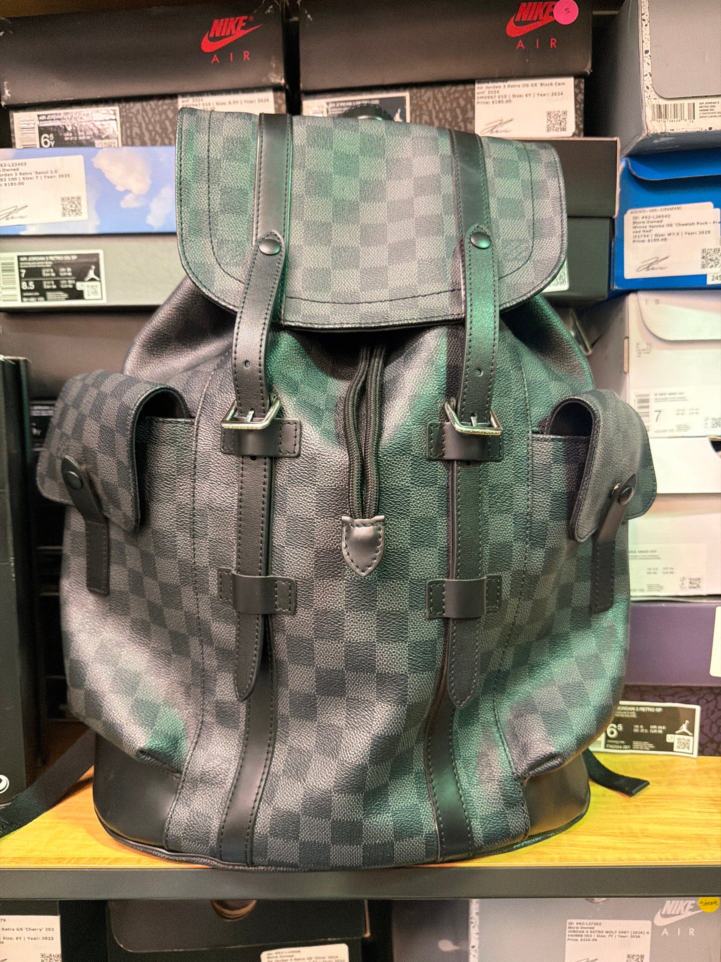 Louis Vuitton Black Monogram Bookbag