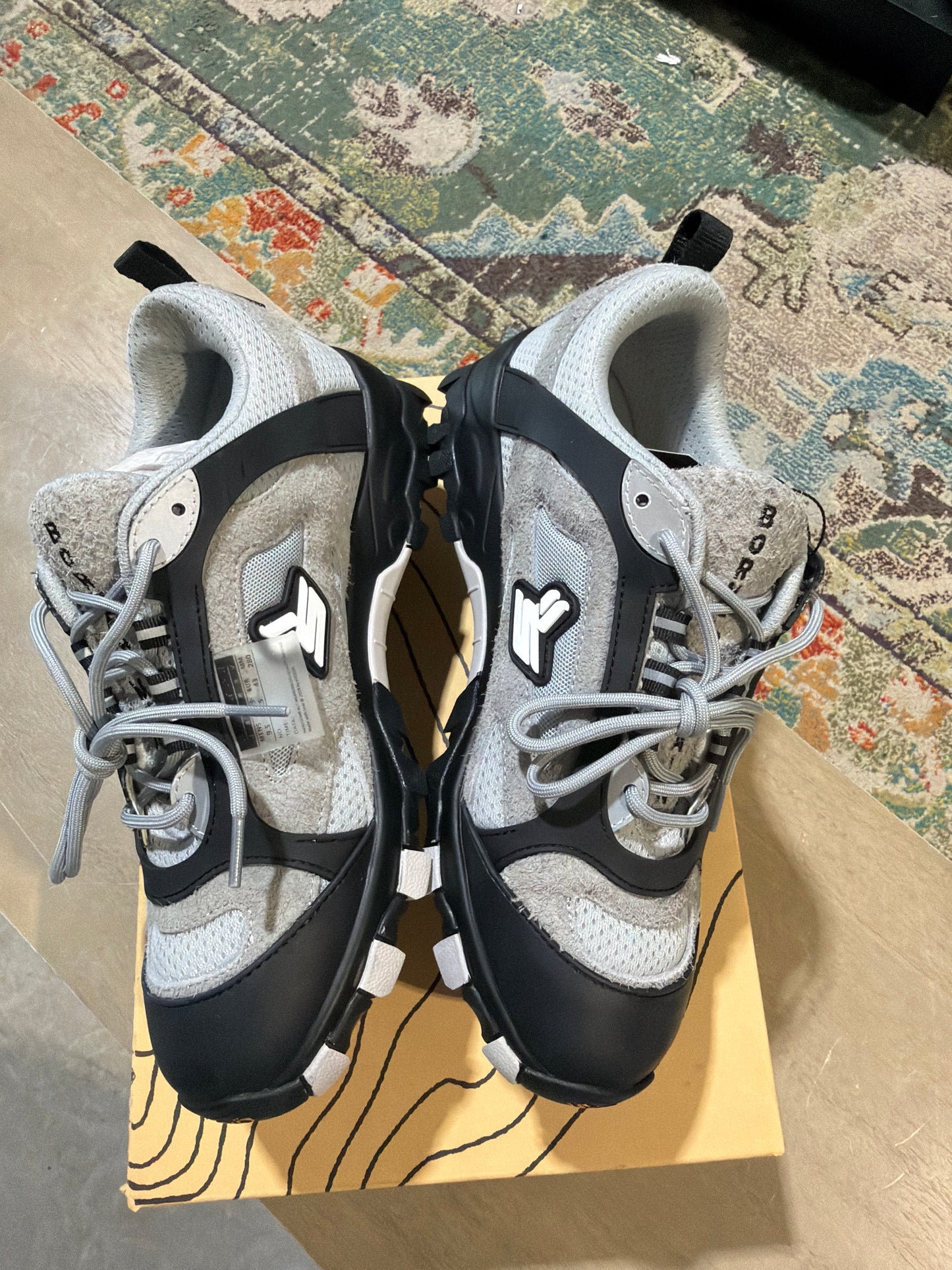 Sicko Hiking Sneaker Grey and Black Used Sz 9.5