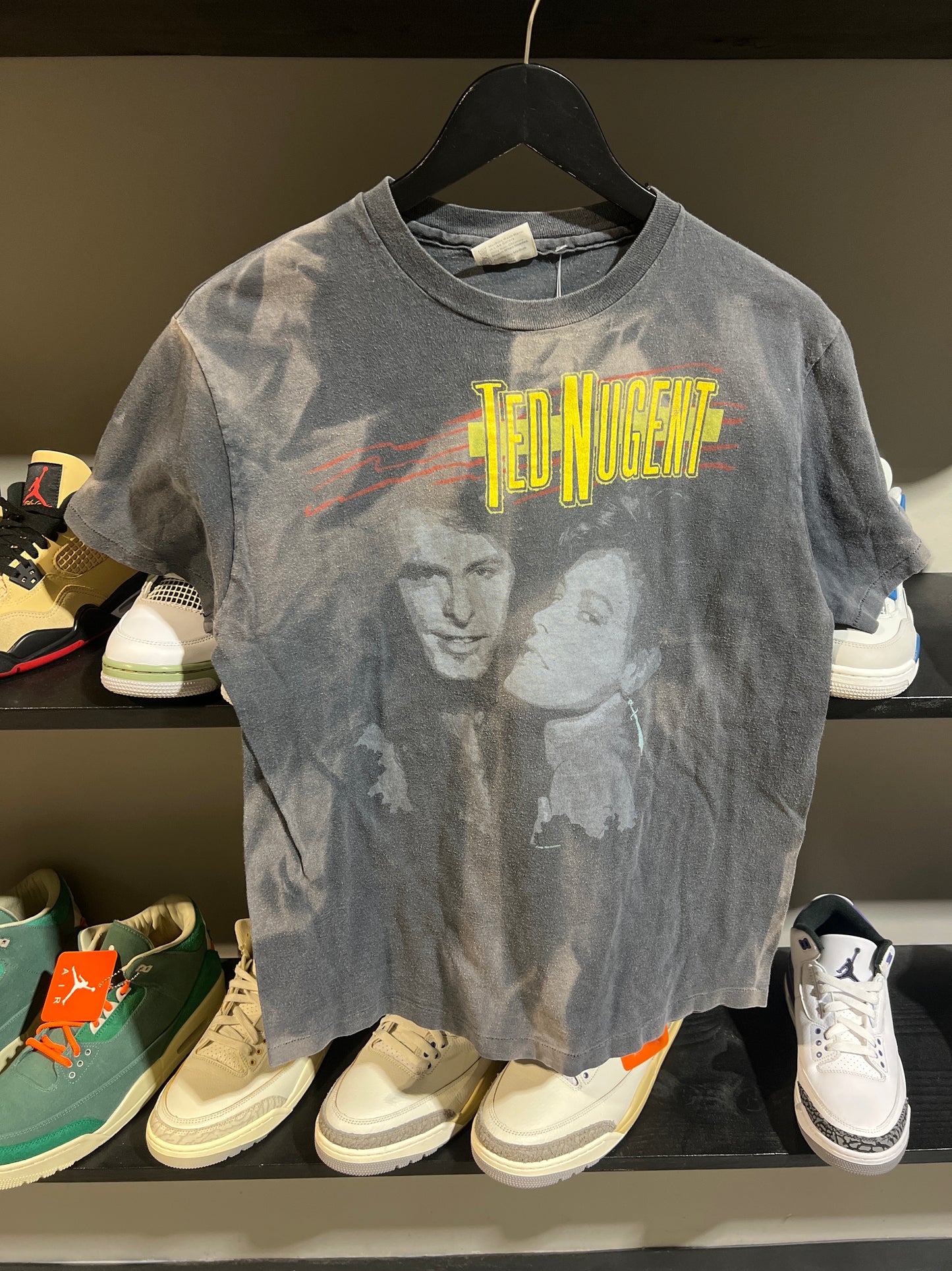 vintage ted nugent faded tour tee