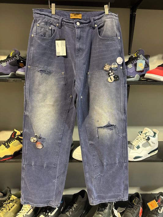 Birth Of A Royal Child Navy Double Knee Pants