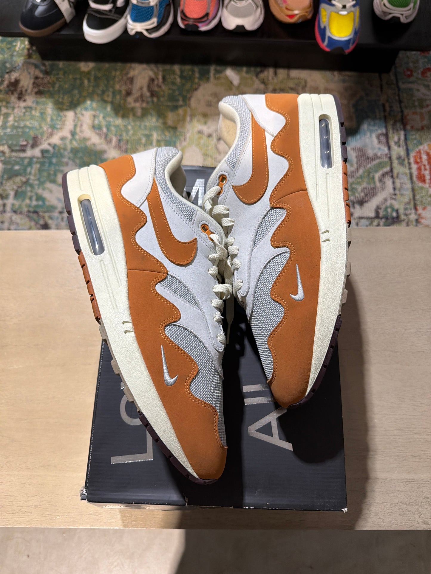 PATTA X AIR MAX 1 MONARCH USED SZ 13