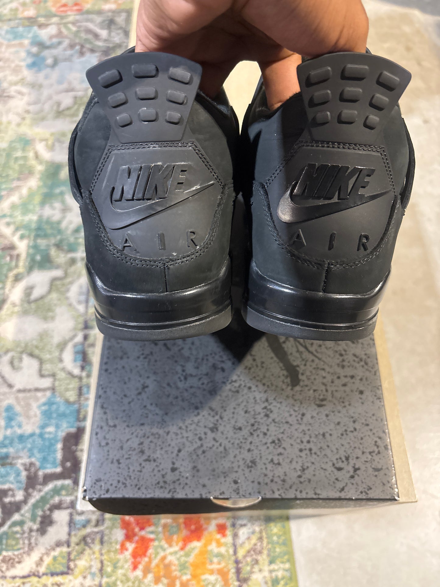Jordan 4 Black Cat Used Sz 13 (1)
