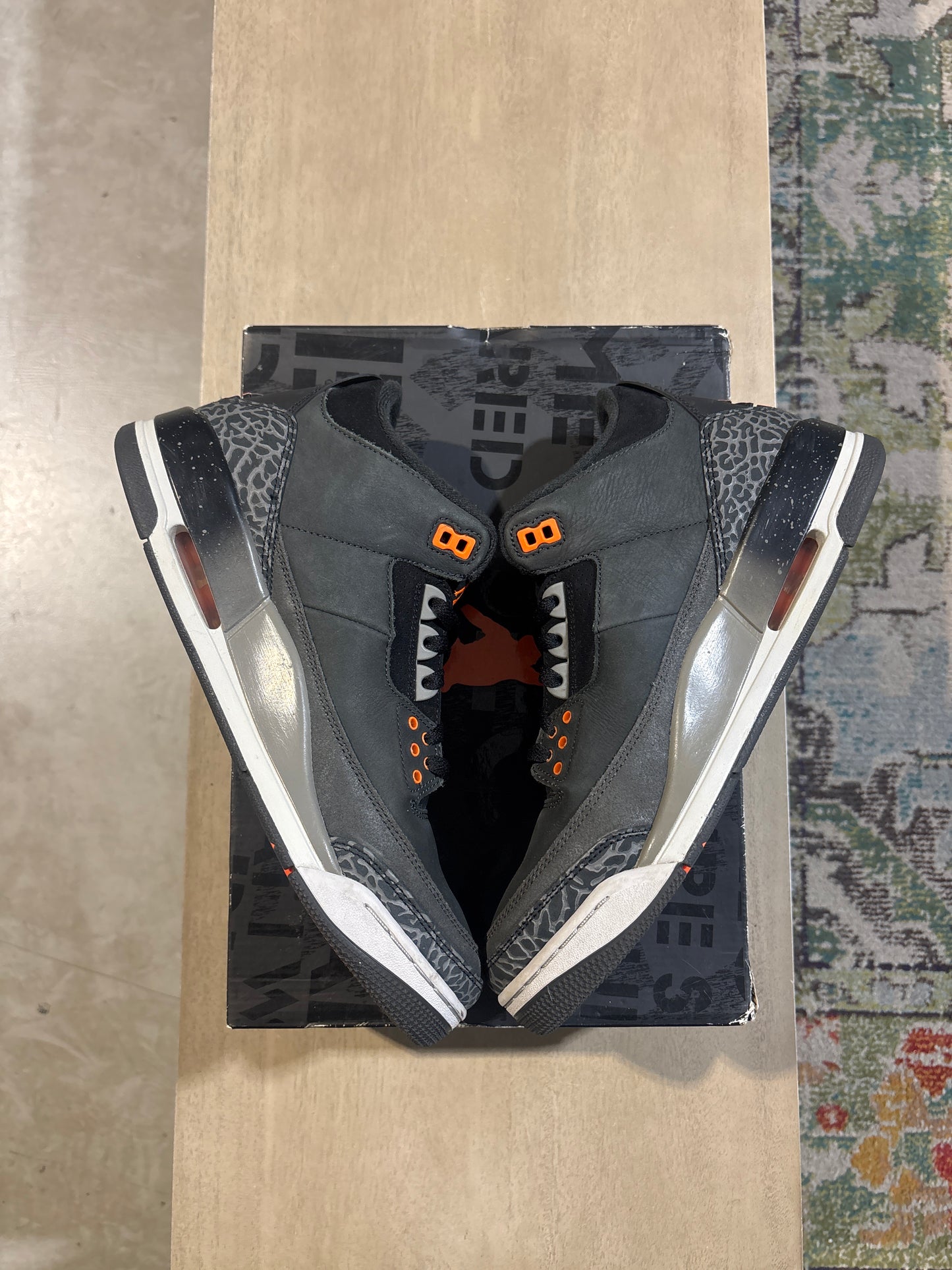 Jordan 3 Fear Used Sz 10.5