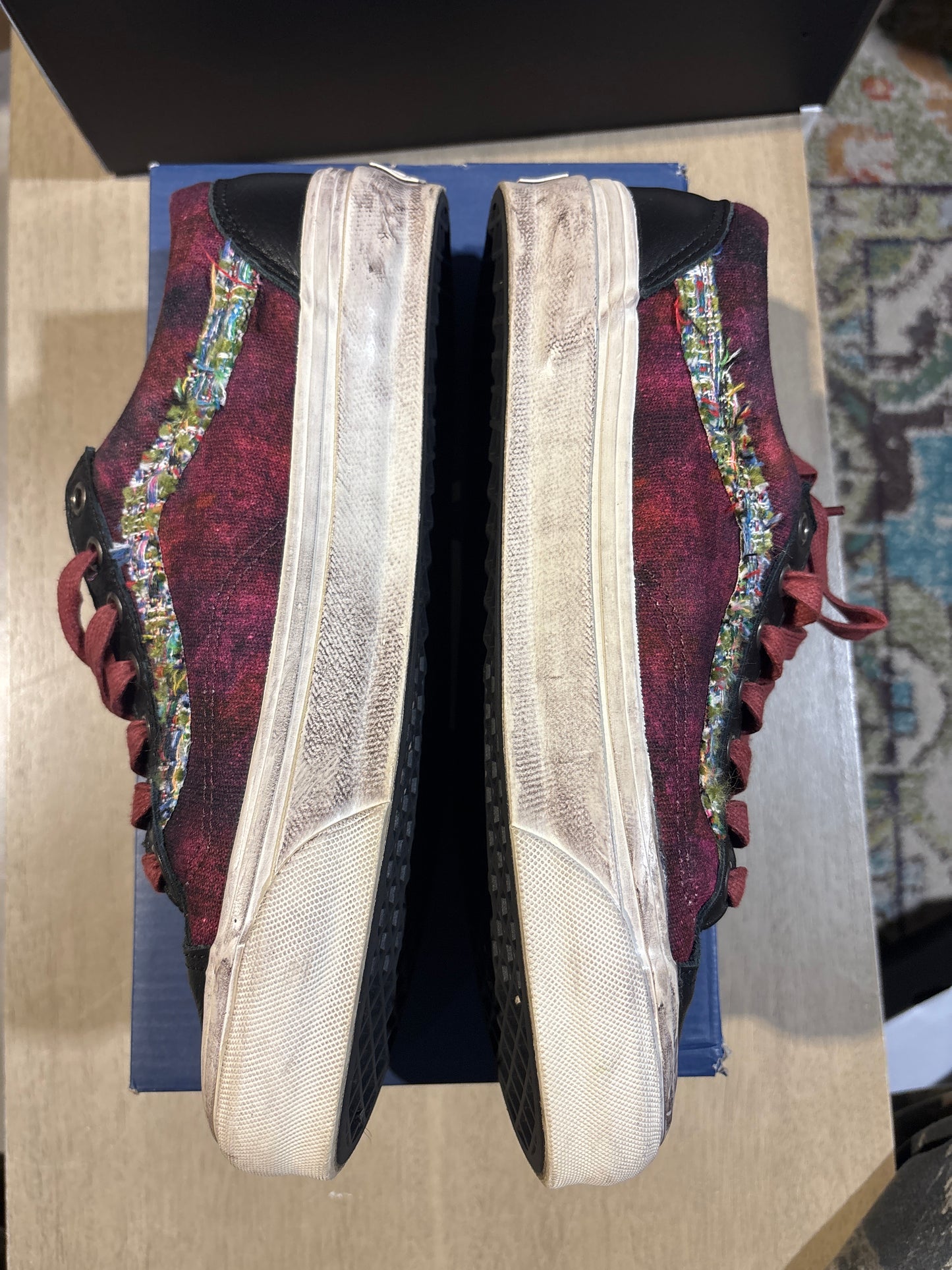 Vans Burgundy Souviner Used Sz 8