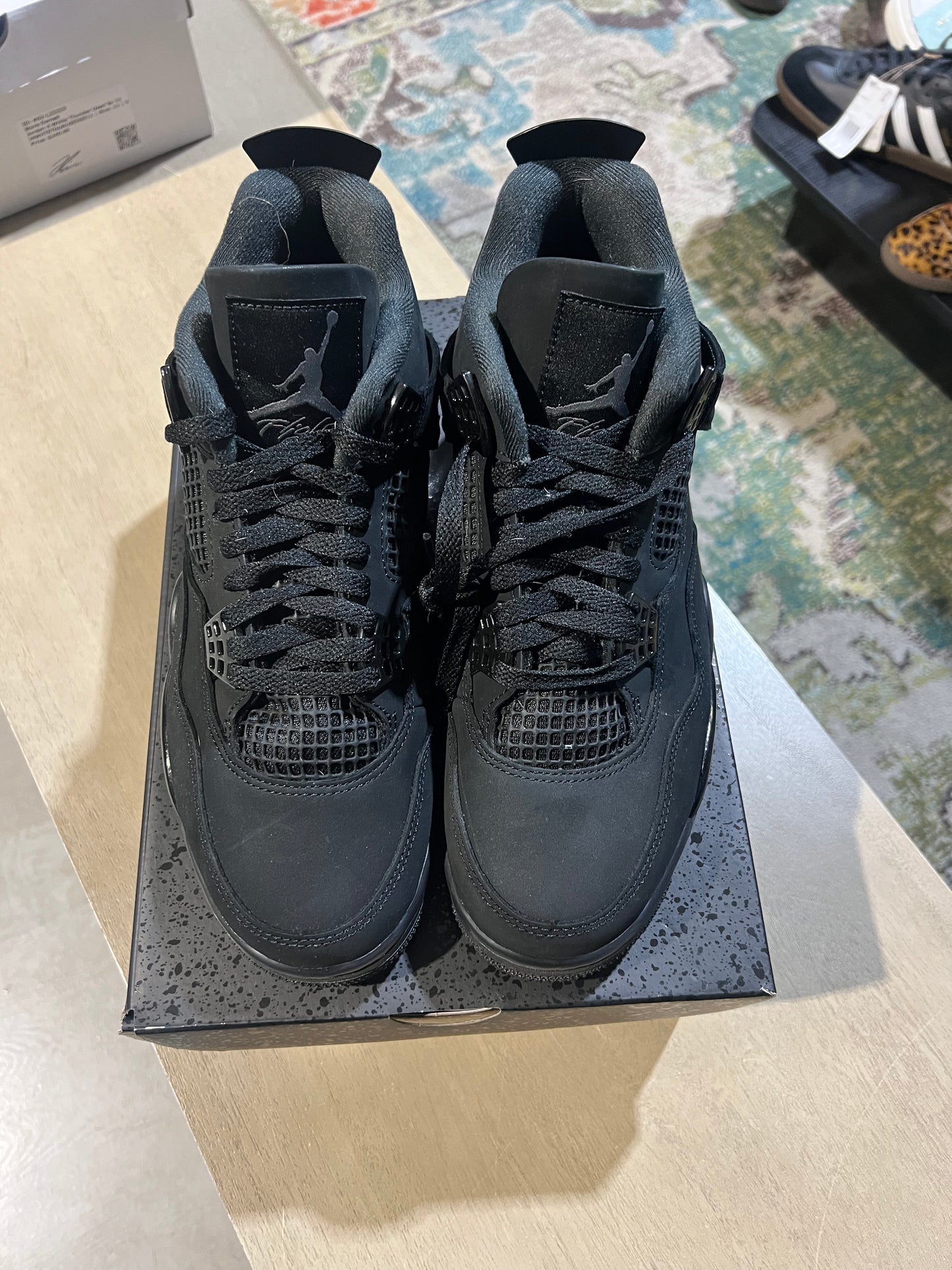 Jordan 4 Black Cat Used Sz 9