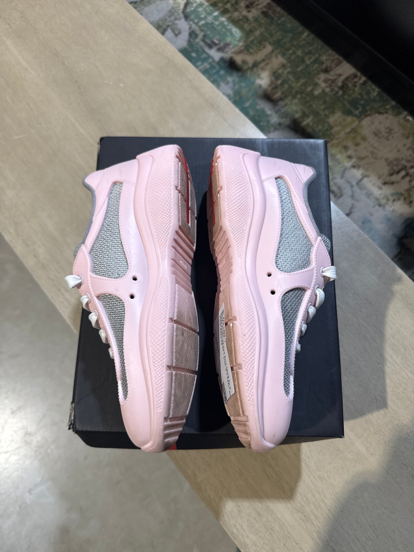 Prada Americas Cup Pink Used Sz 6