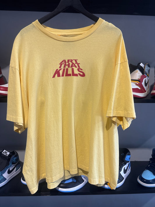 Gallery Dept. Art That Kills Logo T-Shirt Yellow