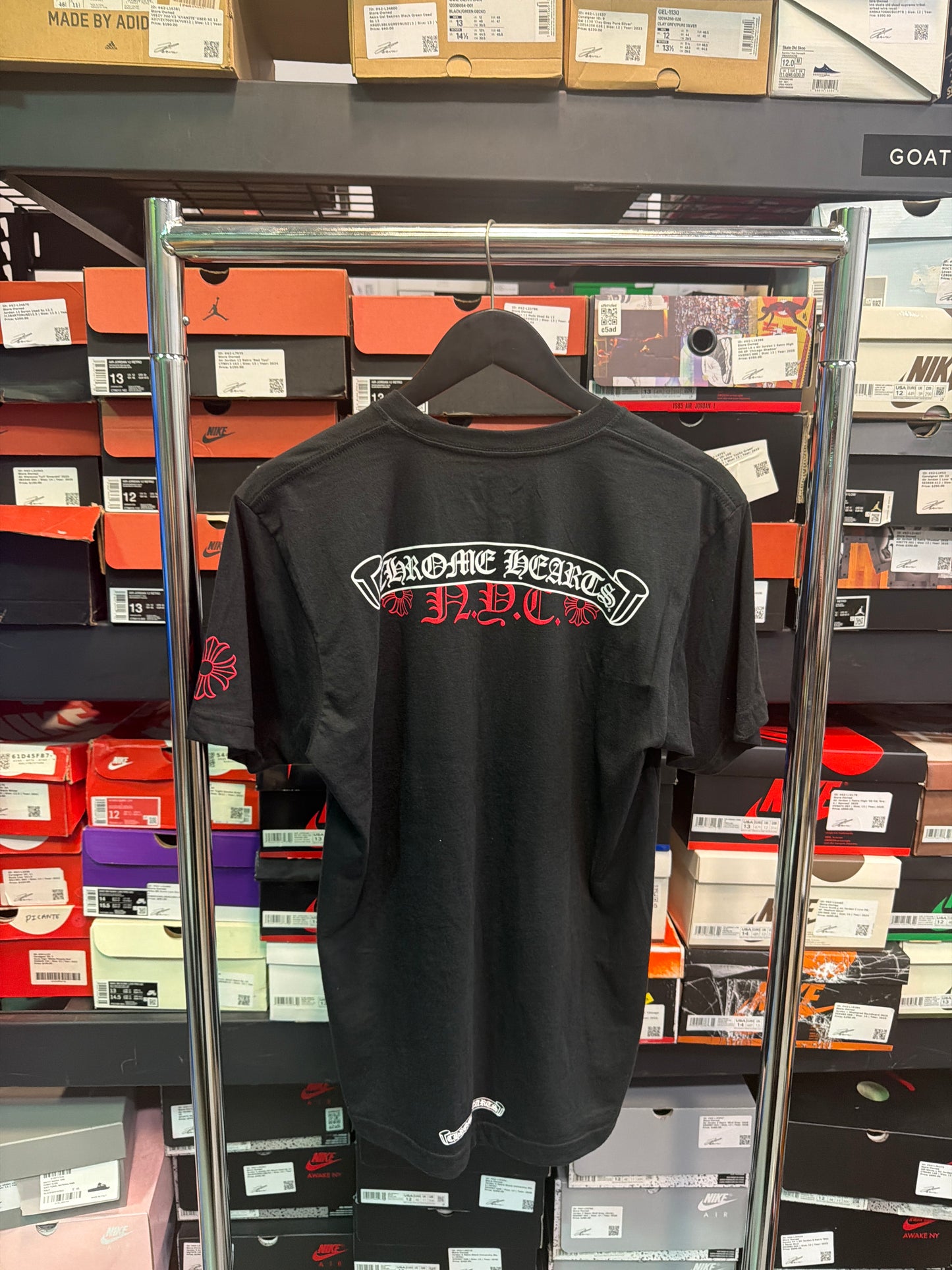 Chrome Hearts NYC Exclusive T-shirt Black/Red