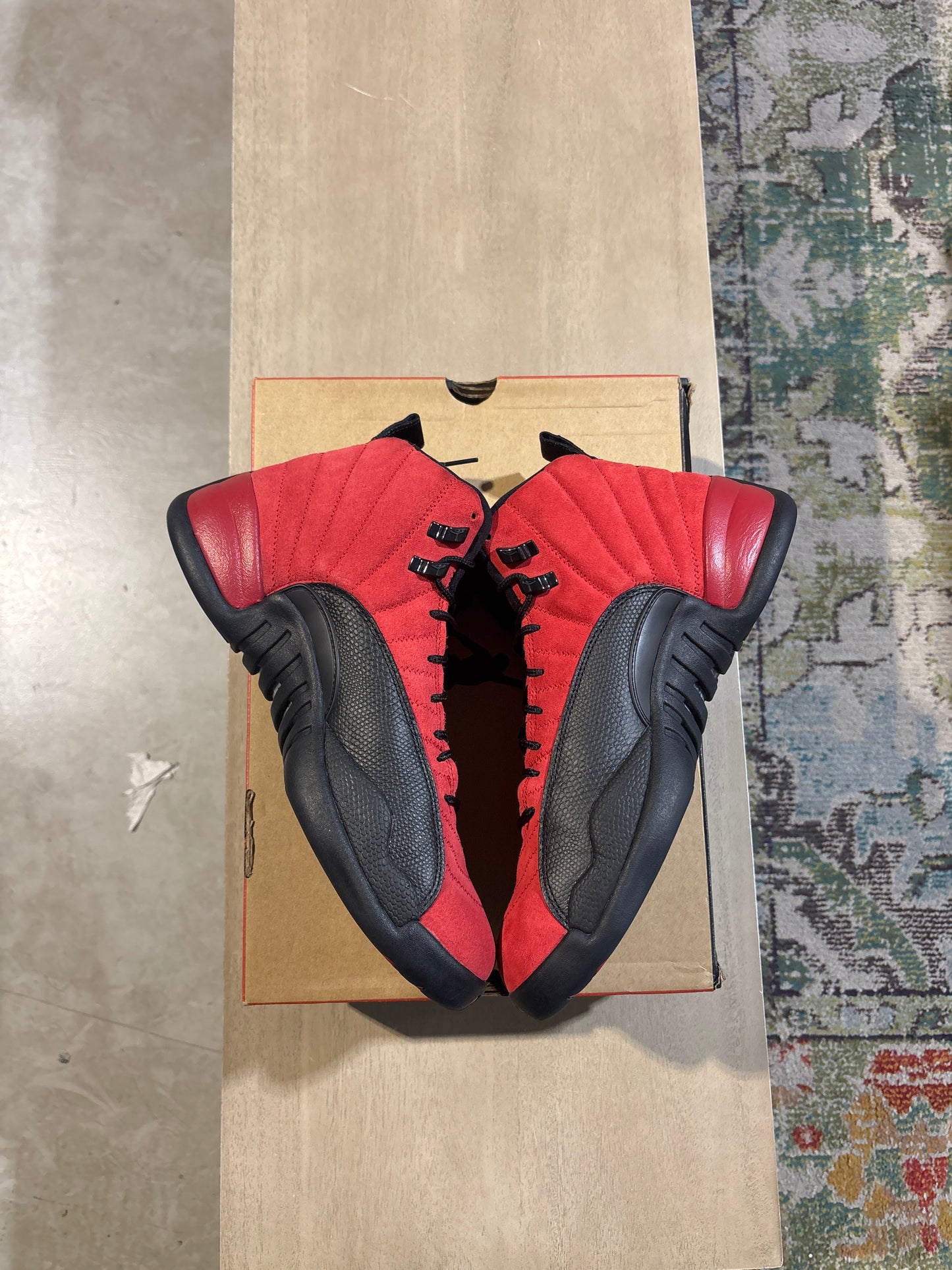Jordan 12 Reverse Flu Game Used Sz 11