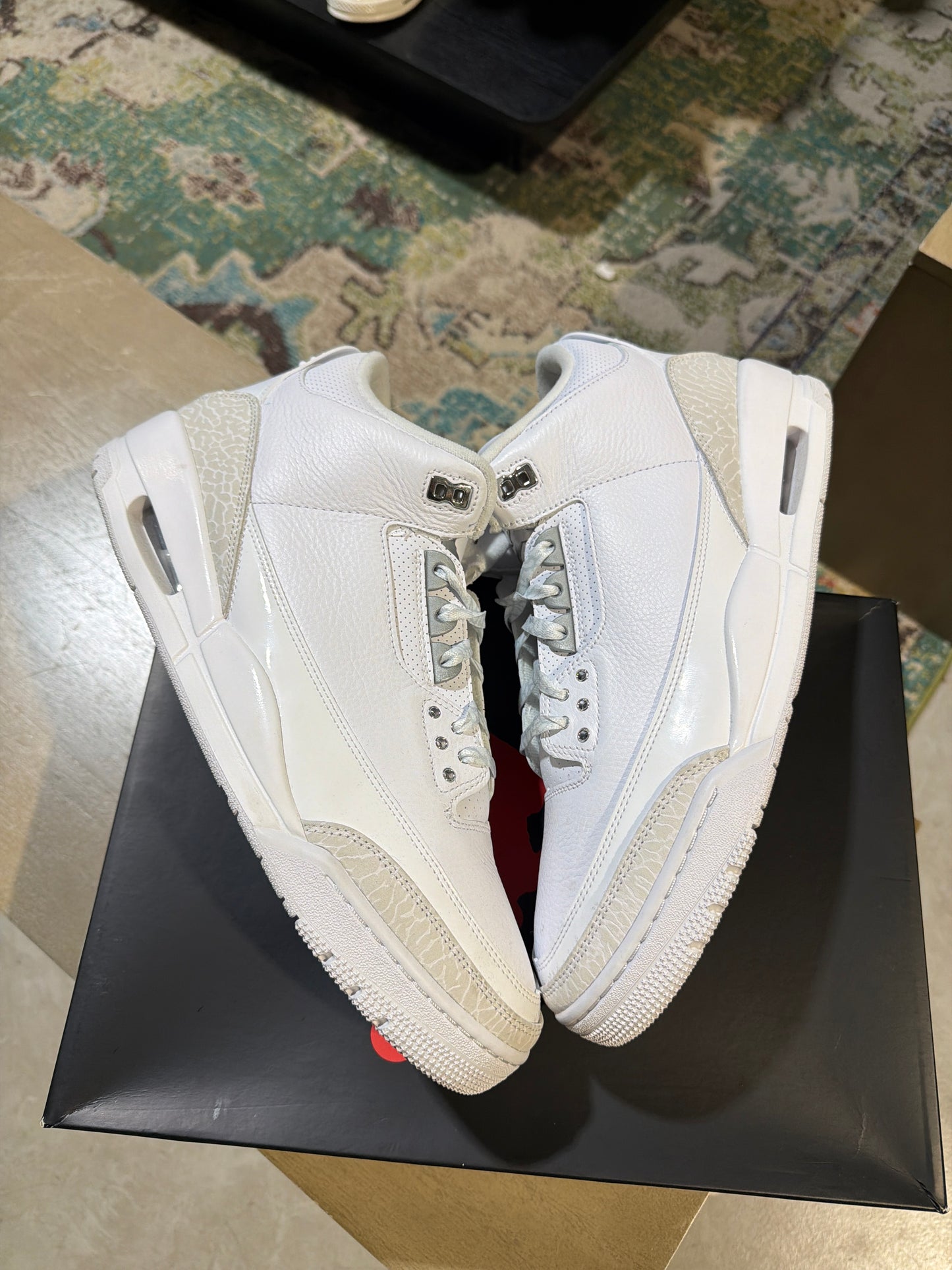Jordan 3 Pure Money Used Sz 13
