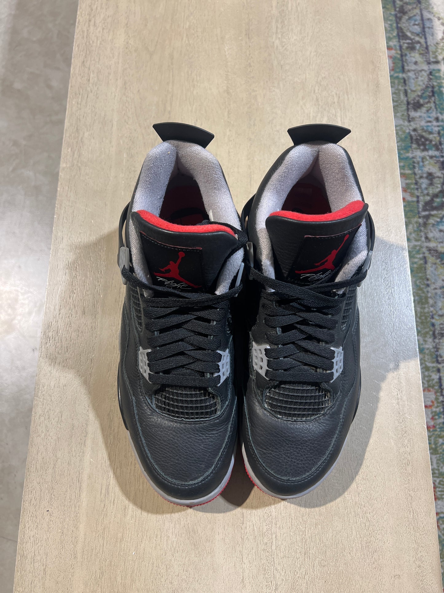 JORDAN 4 BRED REIMAGINED SZ 10.5 USED NB