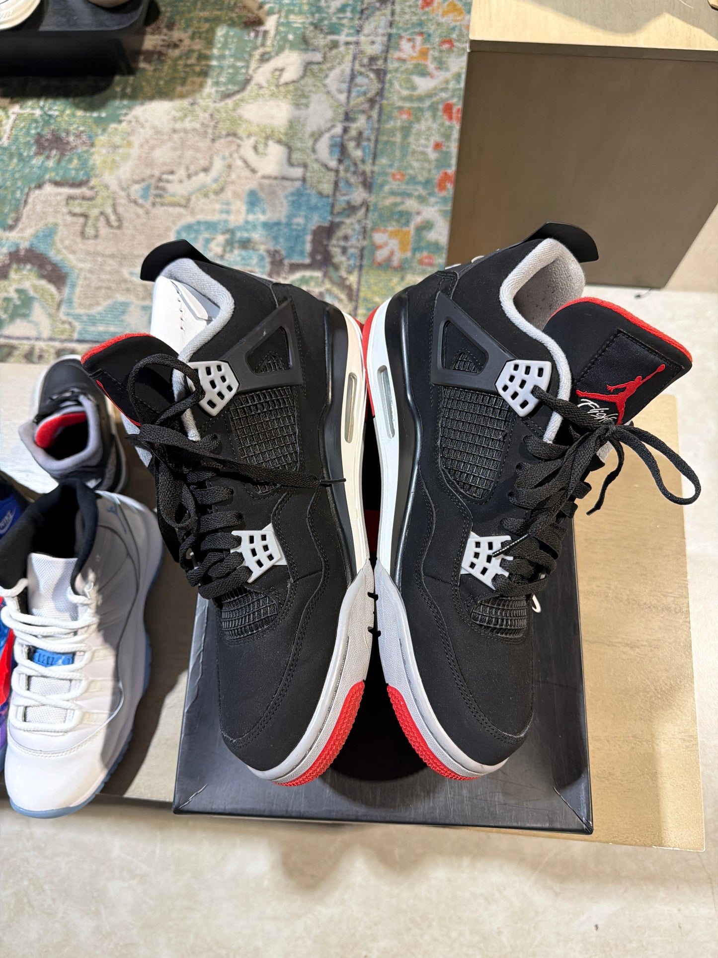 Jordan 4 bred 2019 used sz 11.5