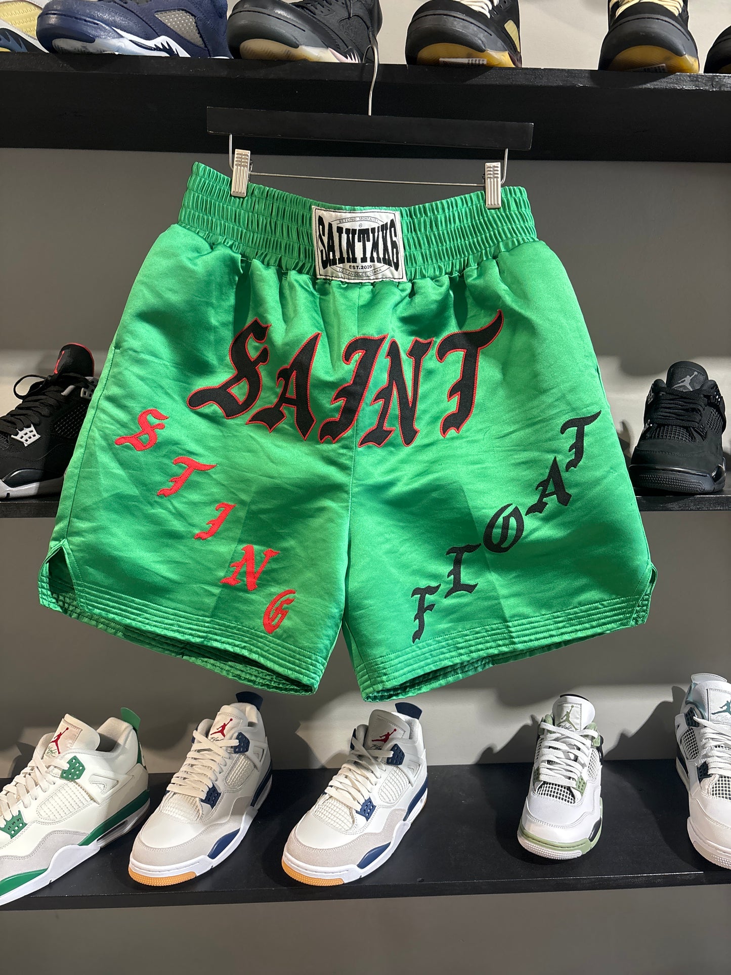 Saint Michael Green Boxing Shorts